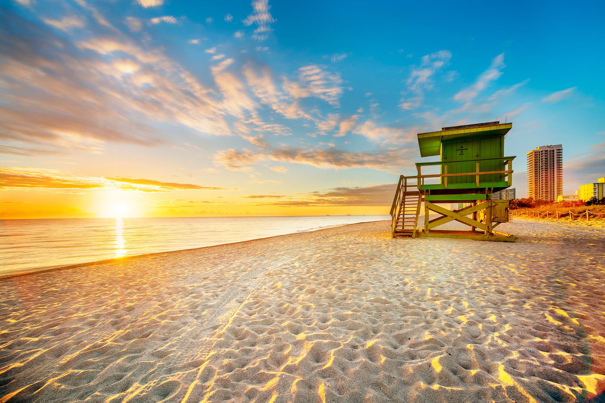 Florida Beach at sunset