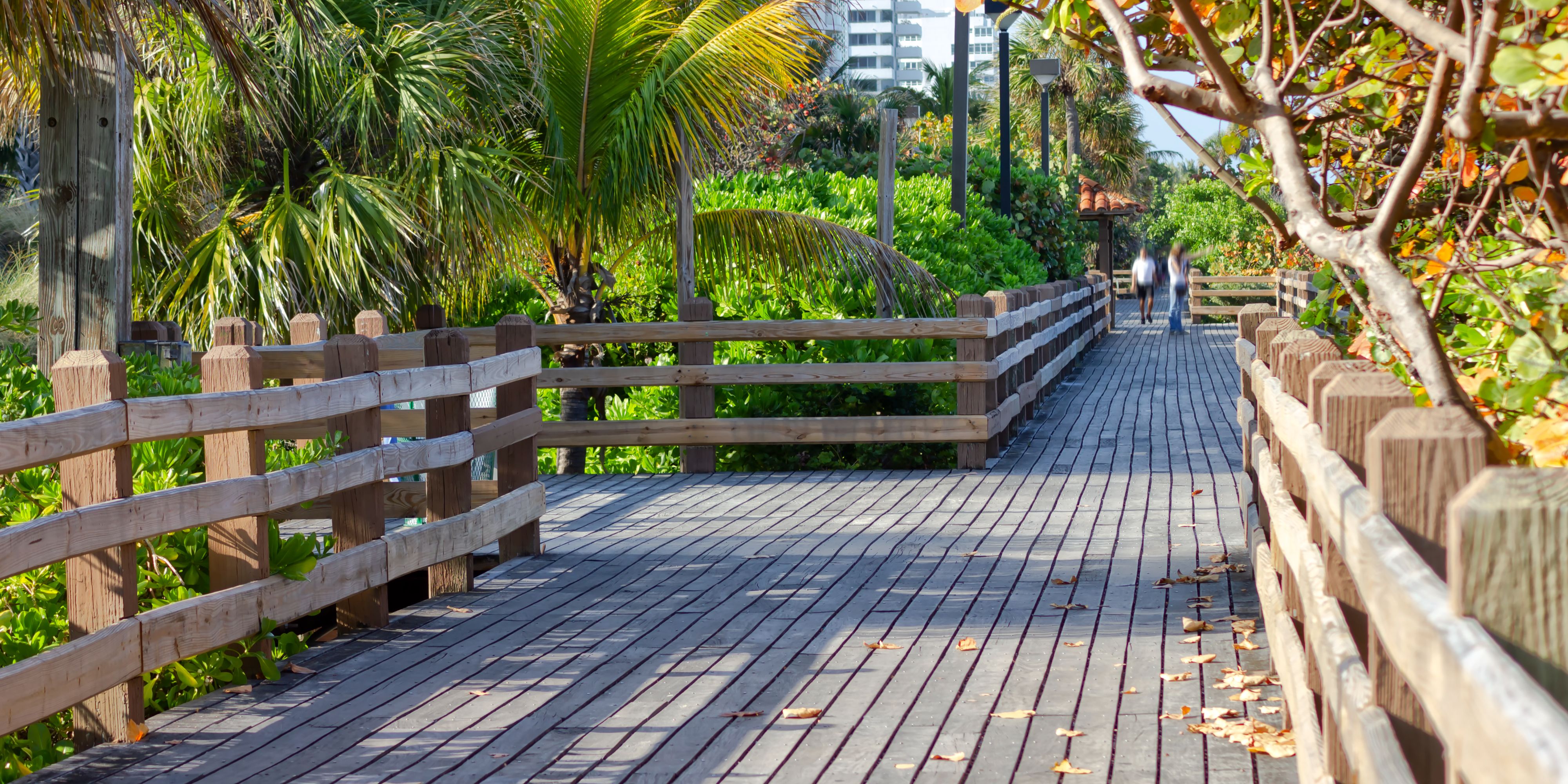 Miami beach boardwalk