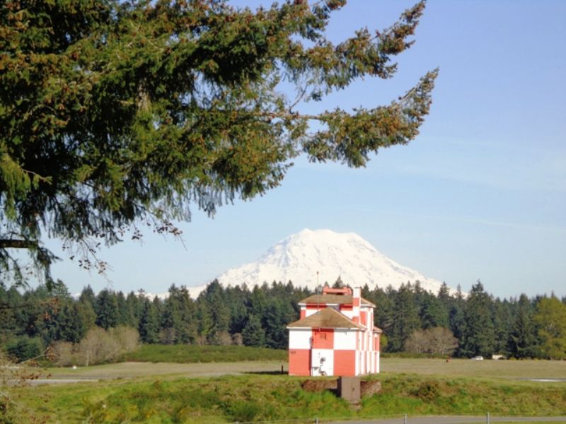 IHG Army Hotel Ft. Lewis-McChord - Mt Rainier from McChord Field