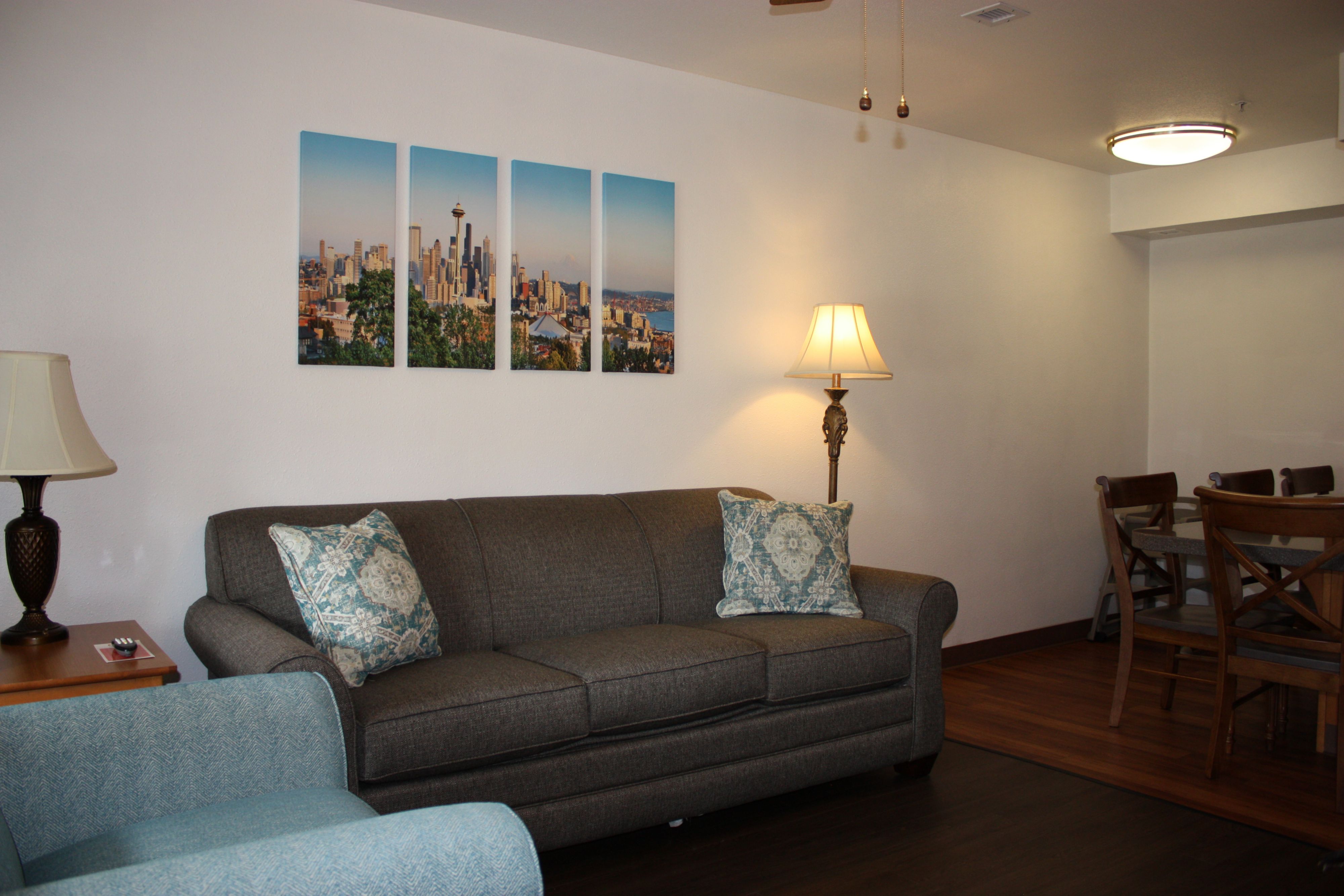 IHG Military Hotel Bldg 680/682 - One Bedroom Suite Living Area