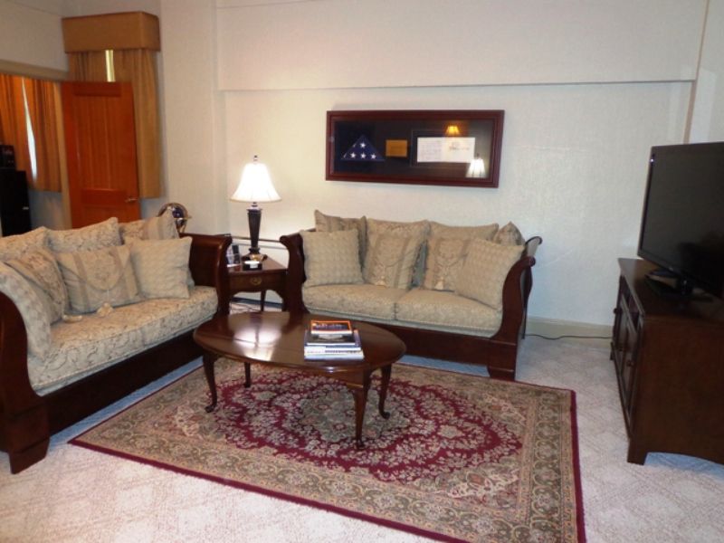 Bronson Hall Presidential Suite Living Area