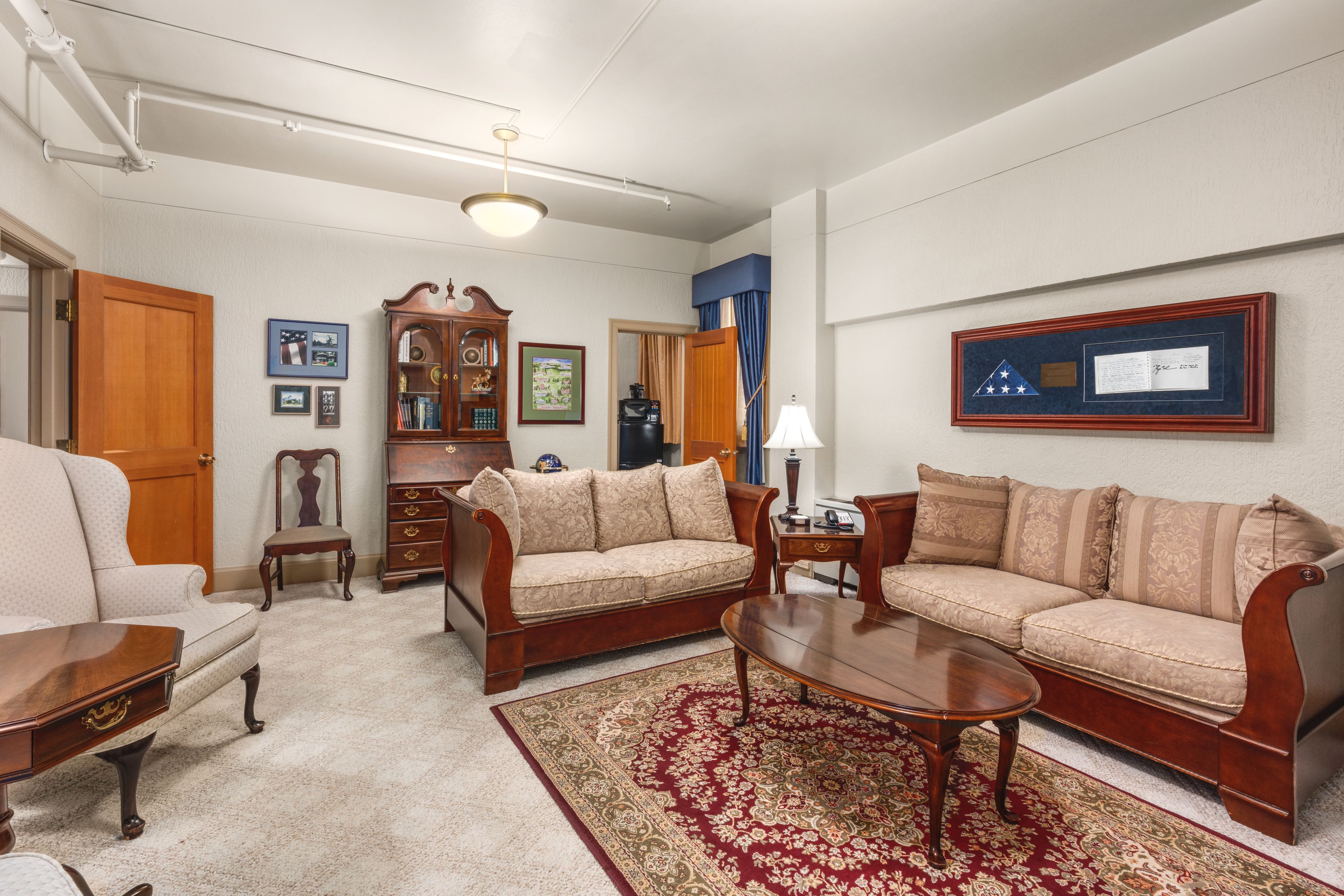 Bronson Hall Presidential Suite Living Area