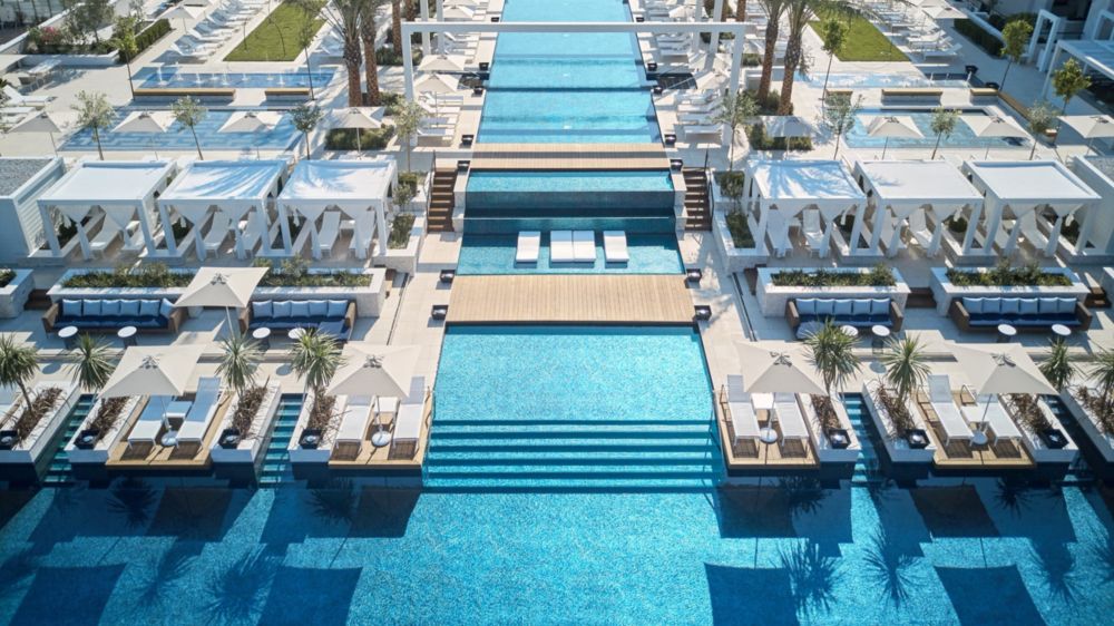 Chic Pool Club covers 550m2 of swimming area