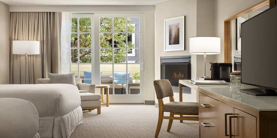 InterContinental The Clement Monterey double bed guestroom