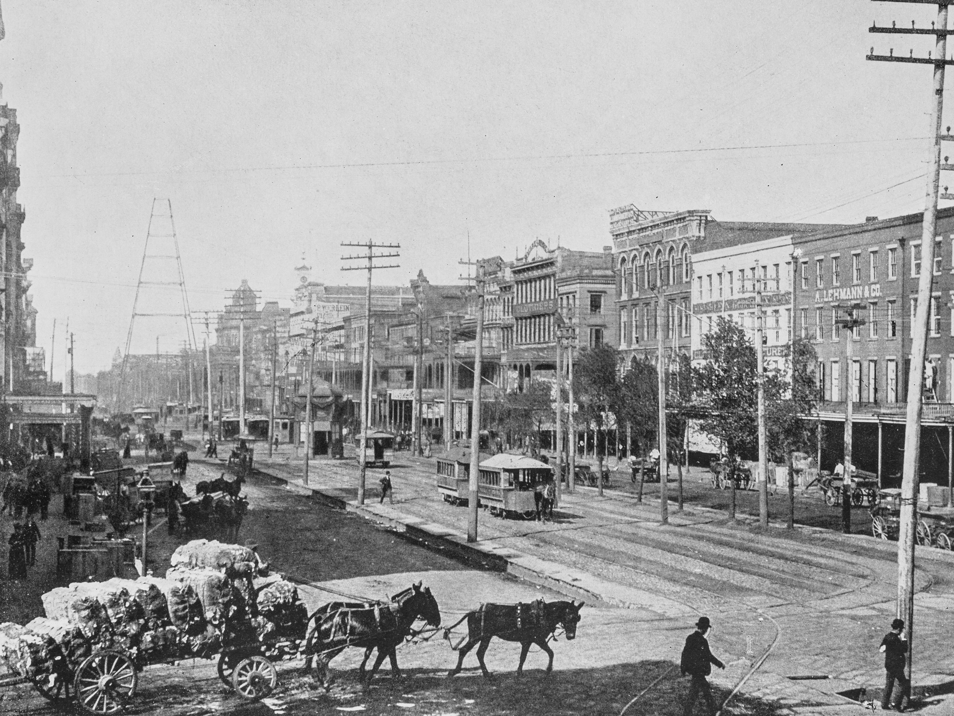 Historic photo of Canal Street.