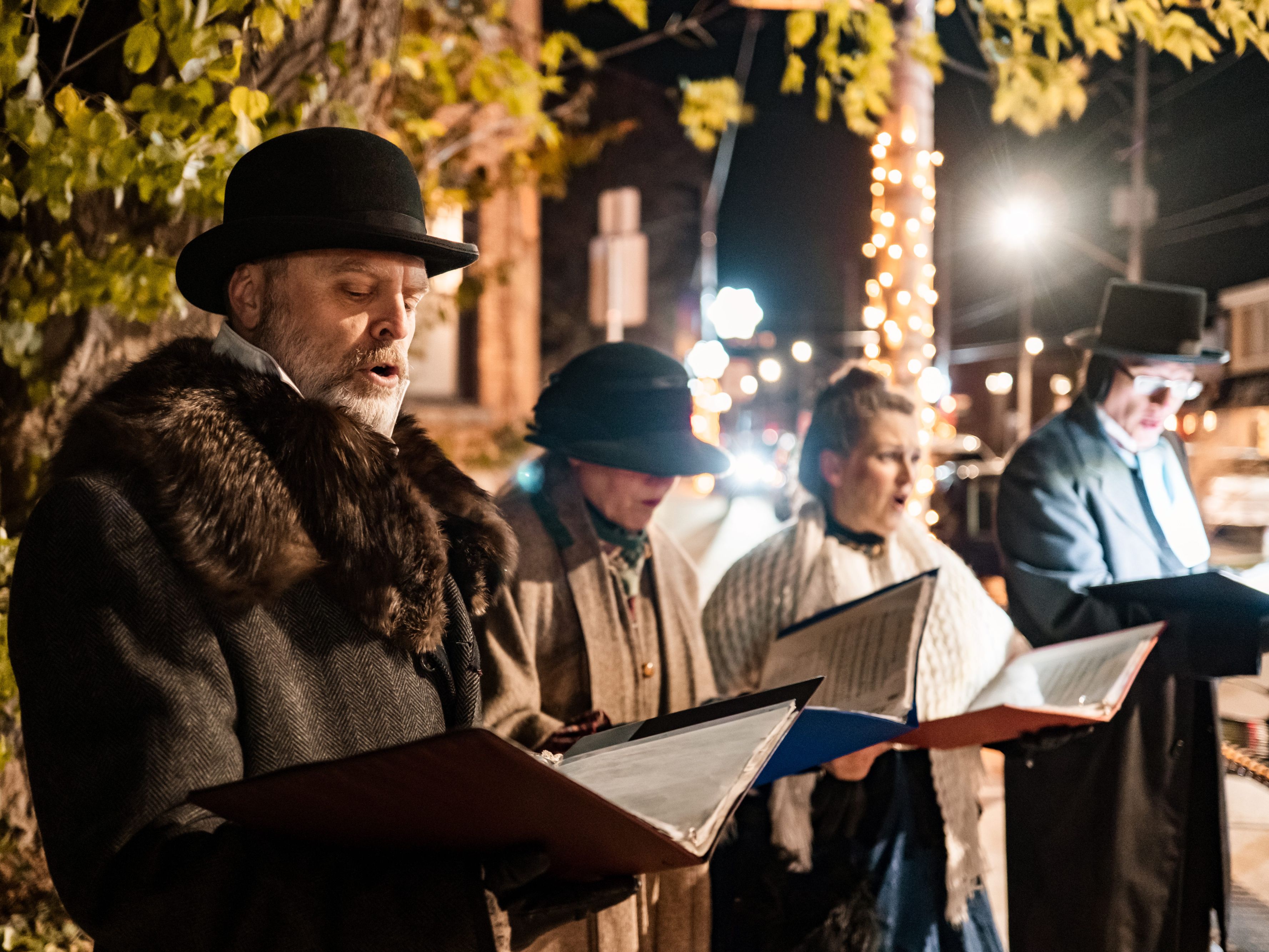 christmas carolers