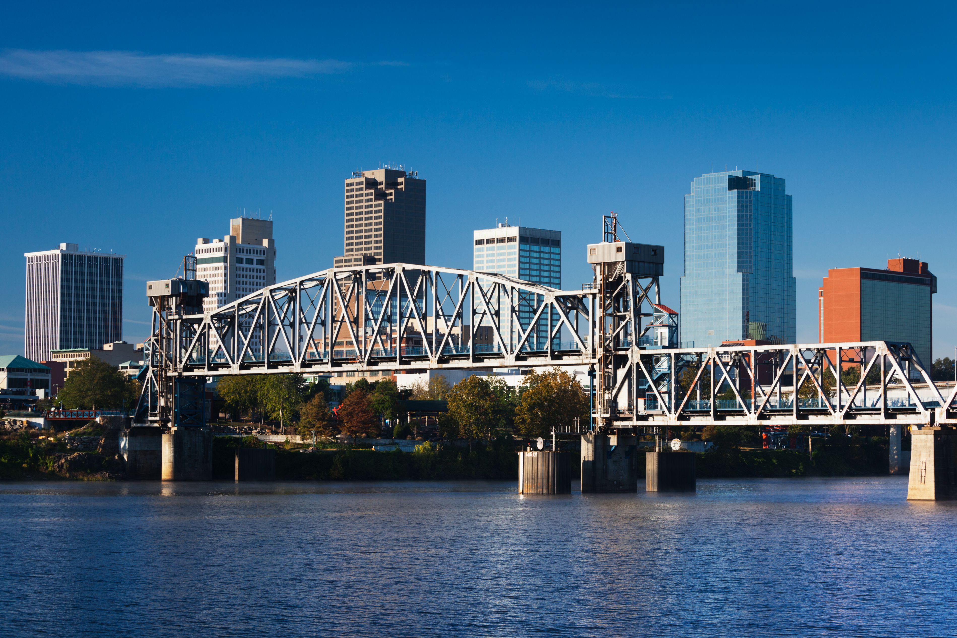 Little Rock city and bridge