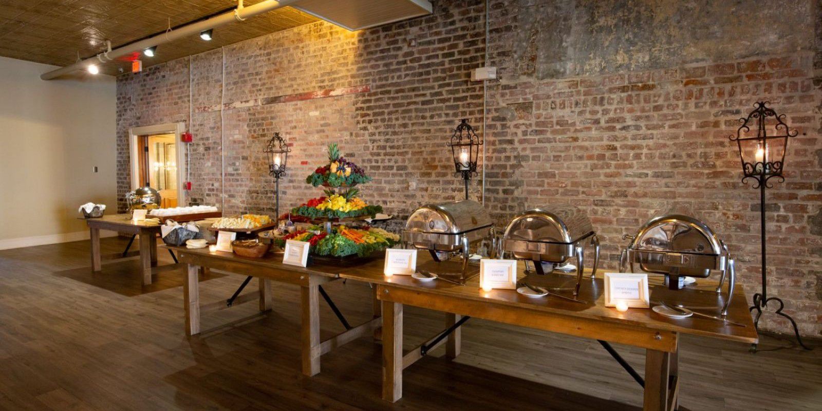 The Chicory New Orleans catering display