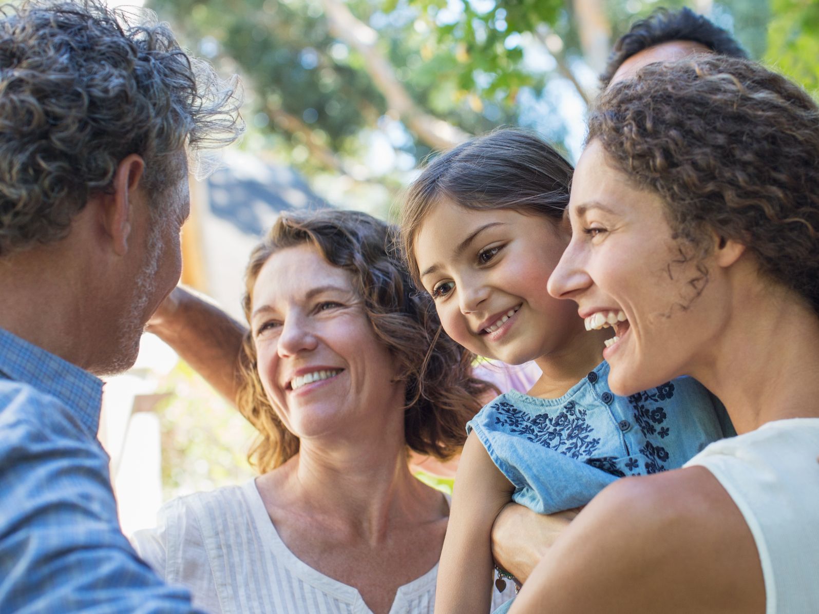 Family making memories together
