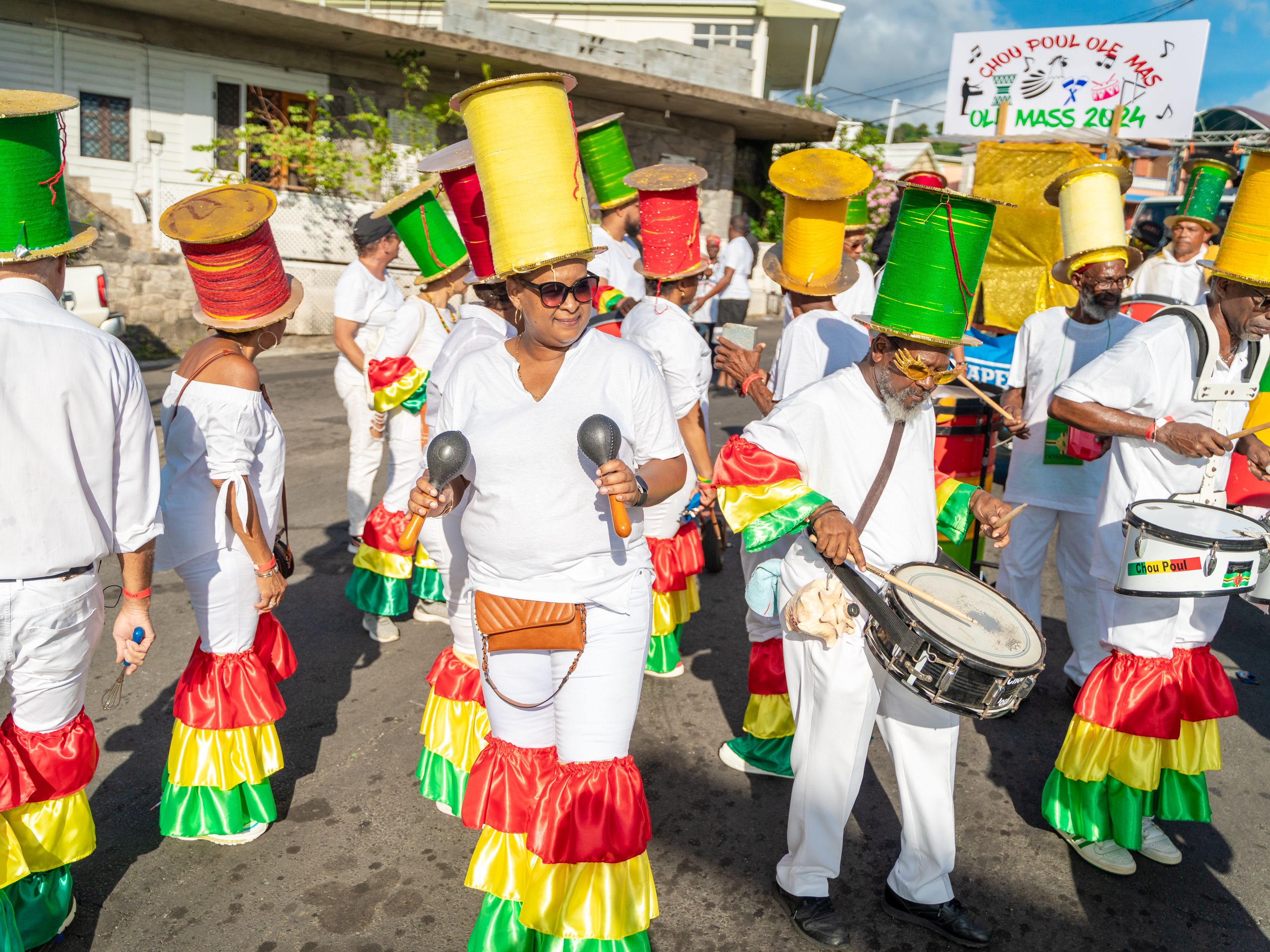 Parading around with music