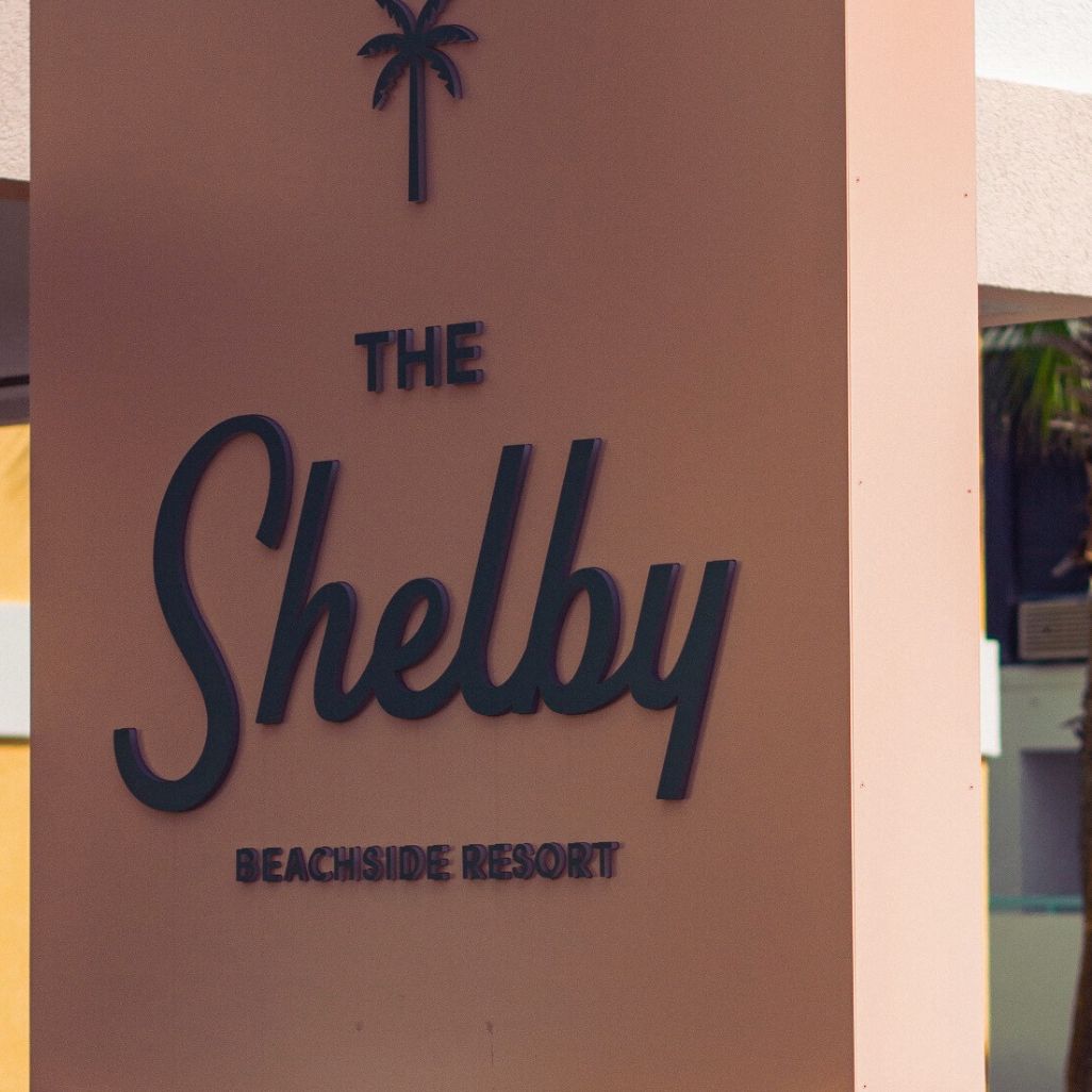 The Shelby welcome sign