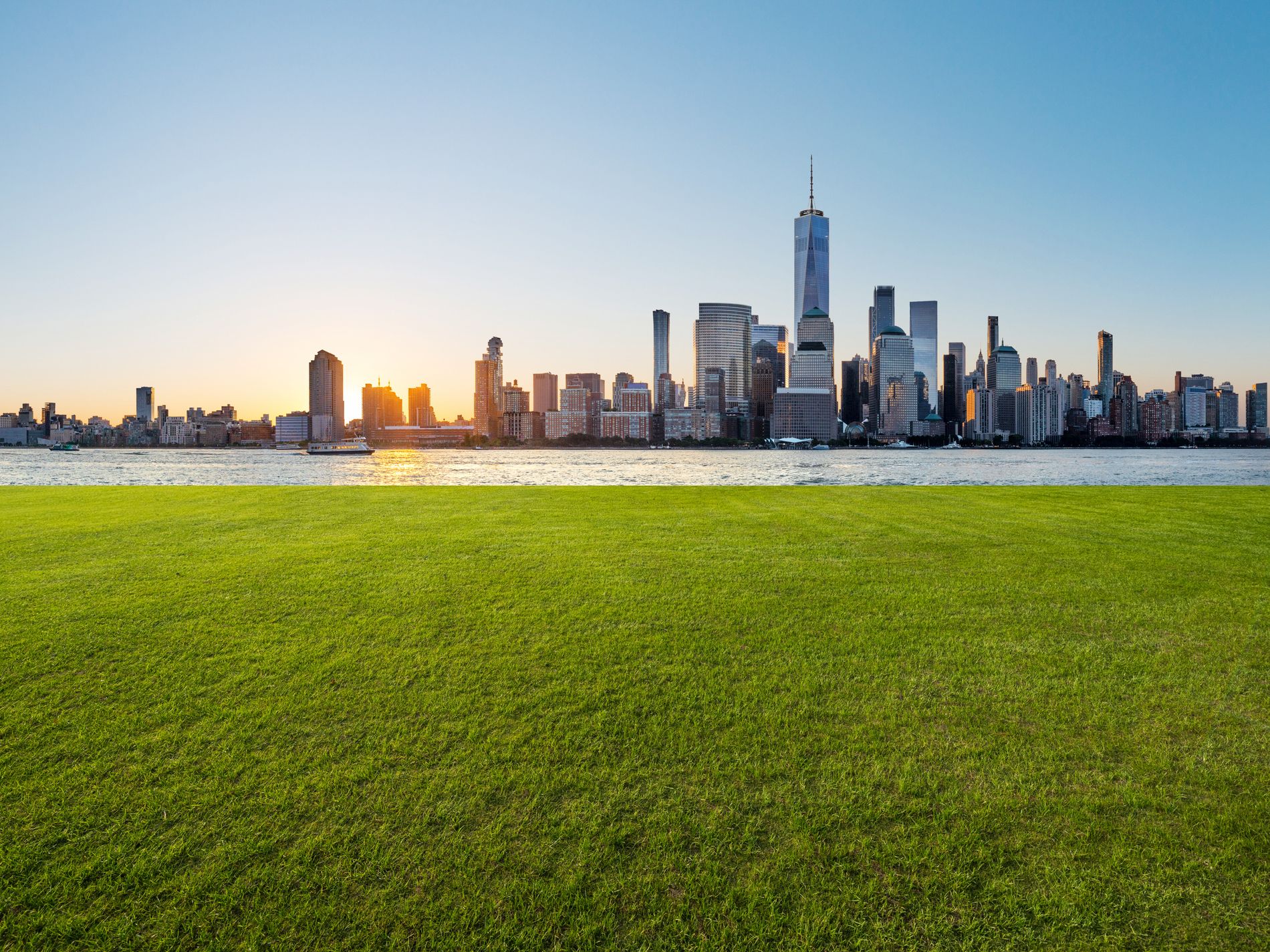 New York view from park