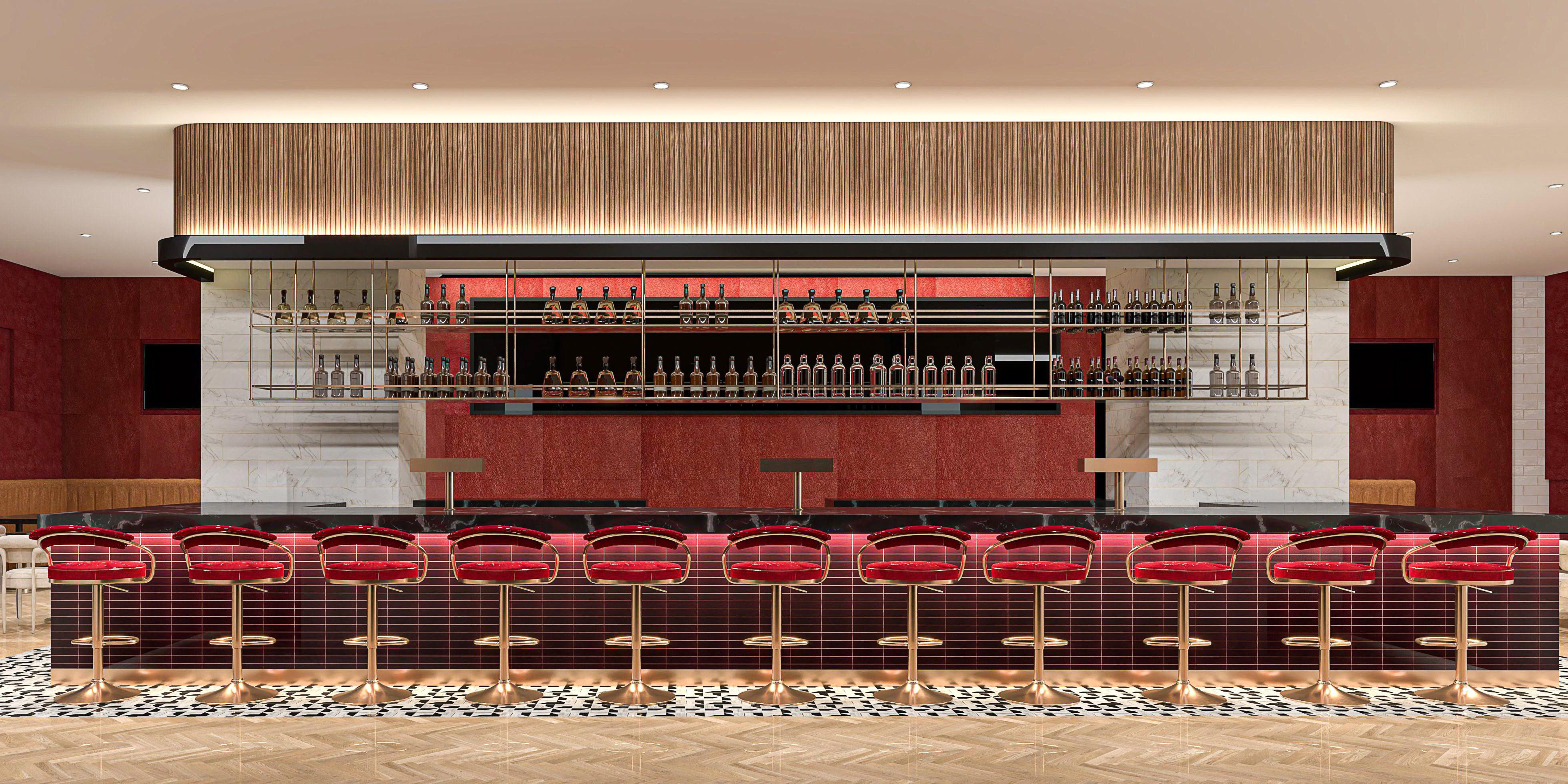 Long bar at 51st Street Social
