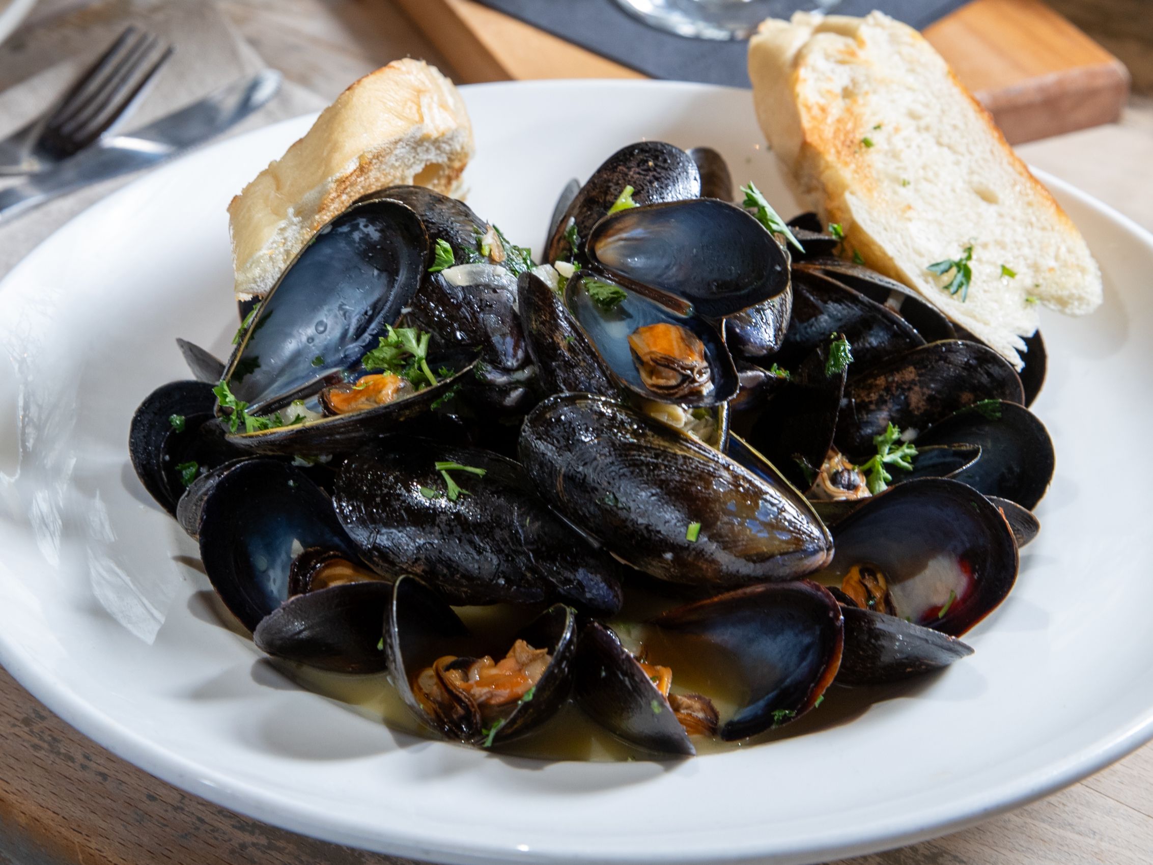 mussels dish