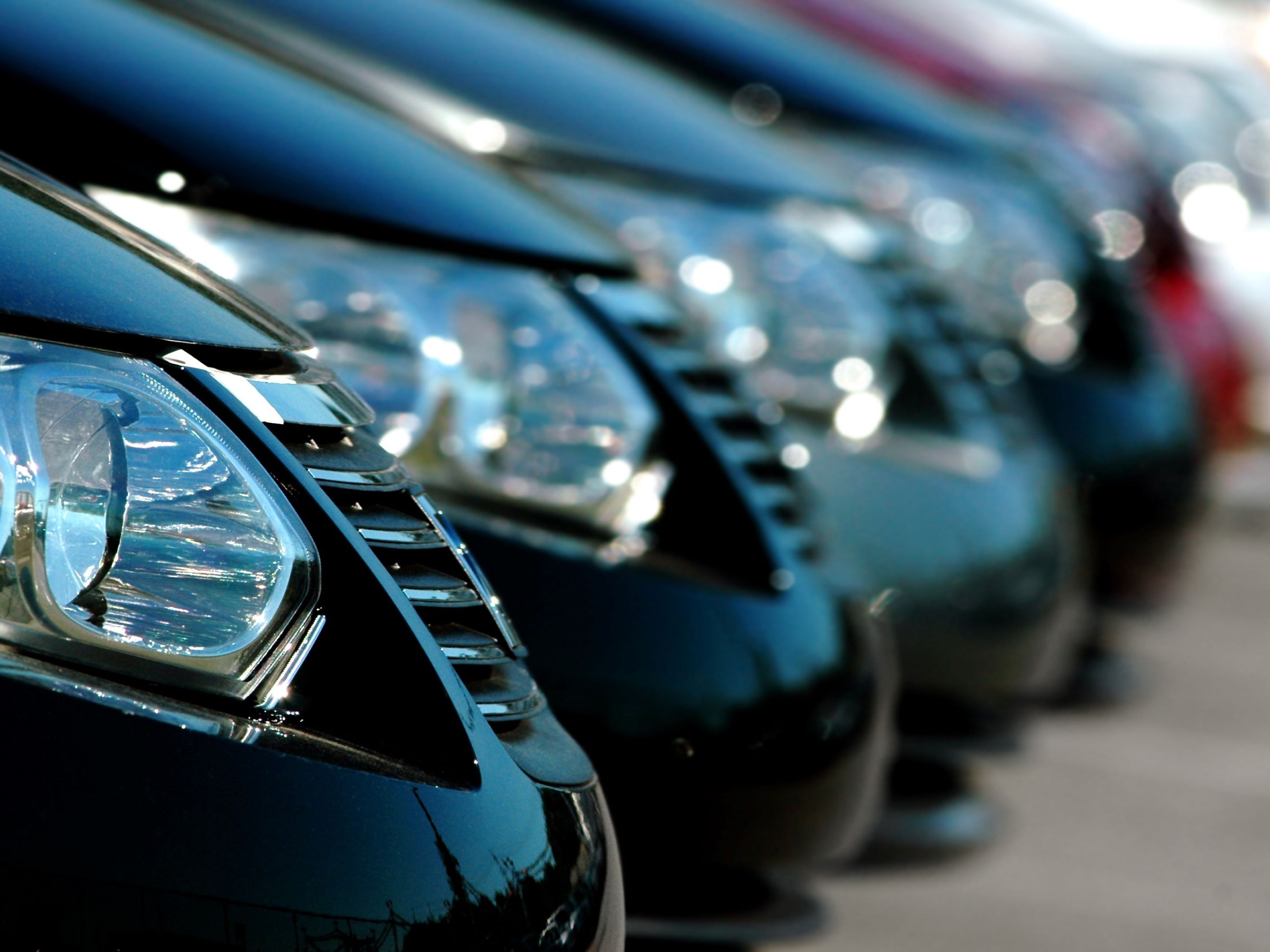 cars in a parking lot