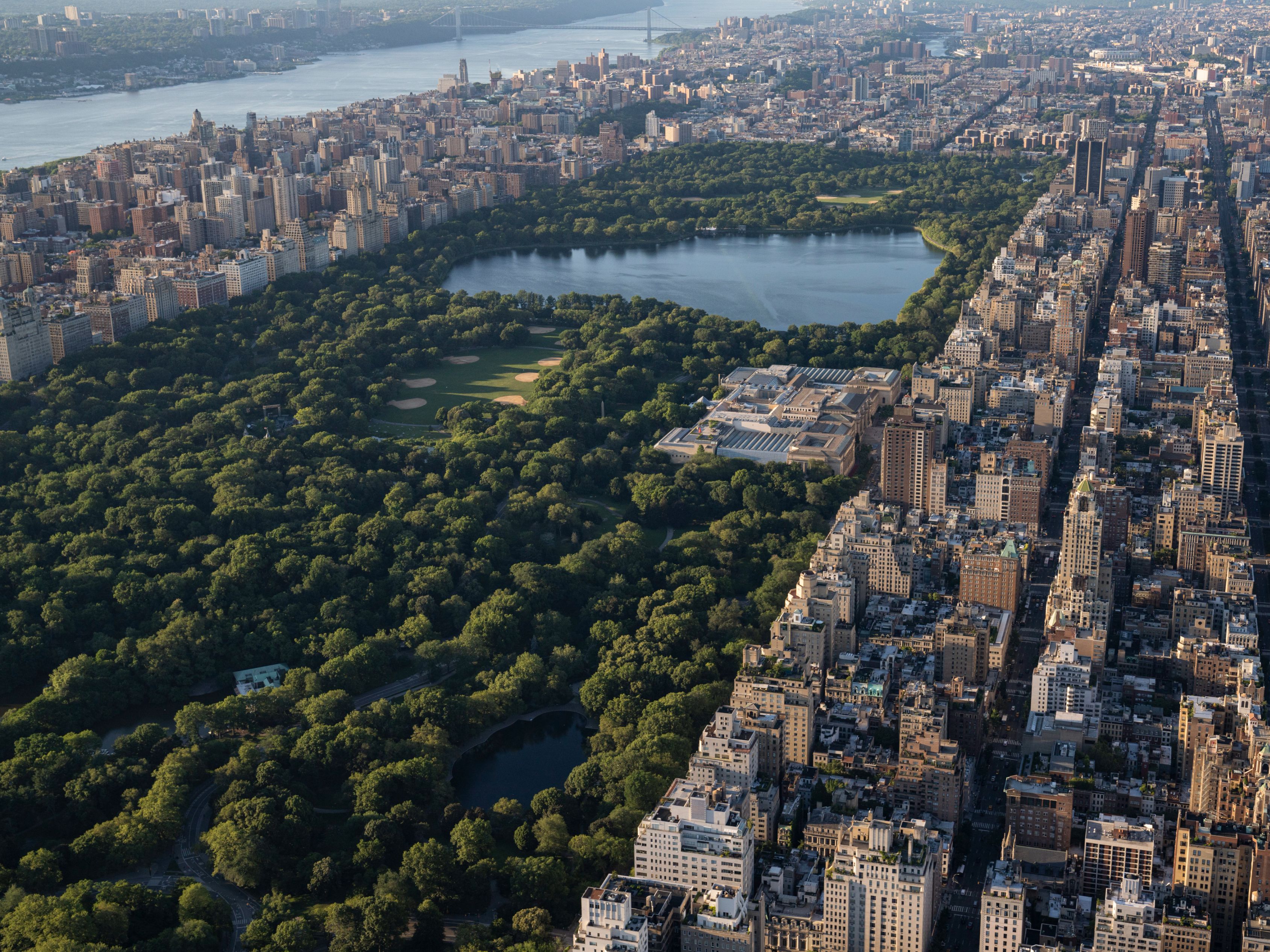 Aerial view of Central Park