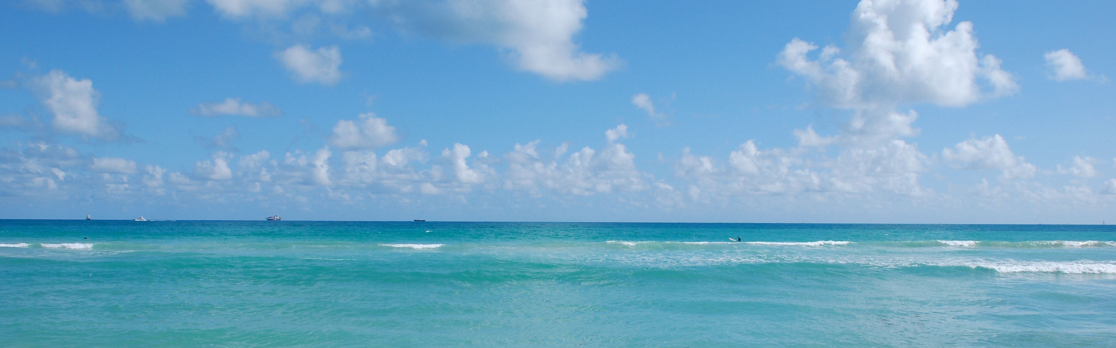 ocean on a sunny day