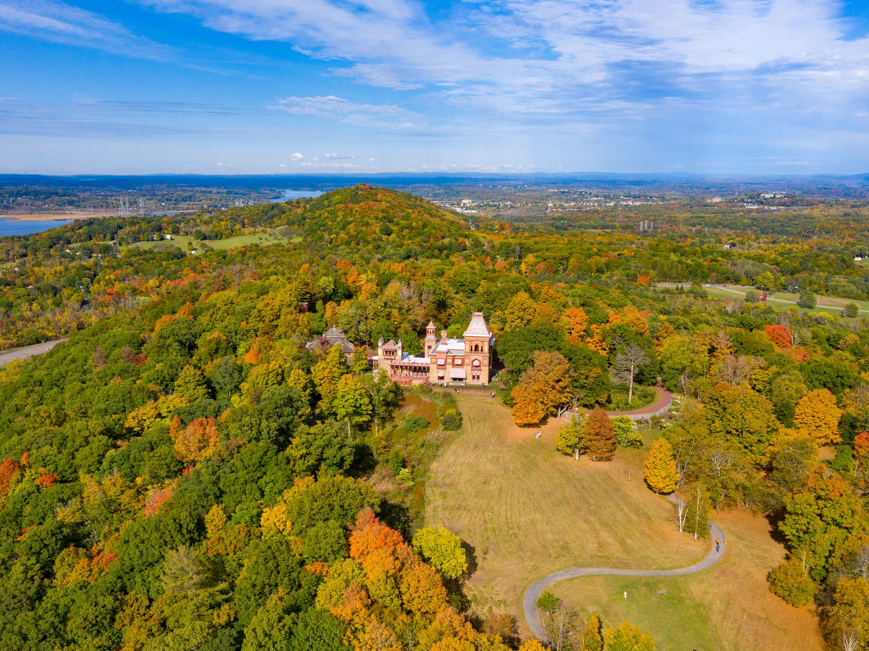 Olana landscape in the Hudson Valley.