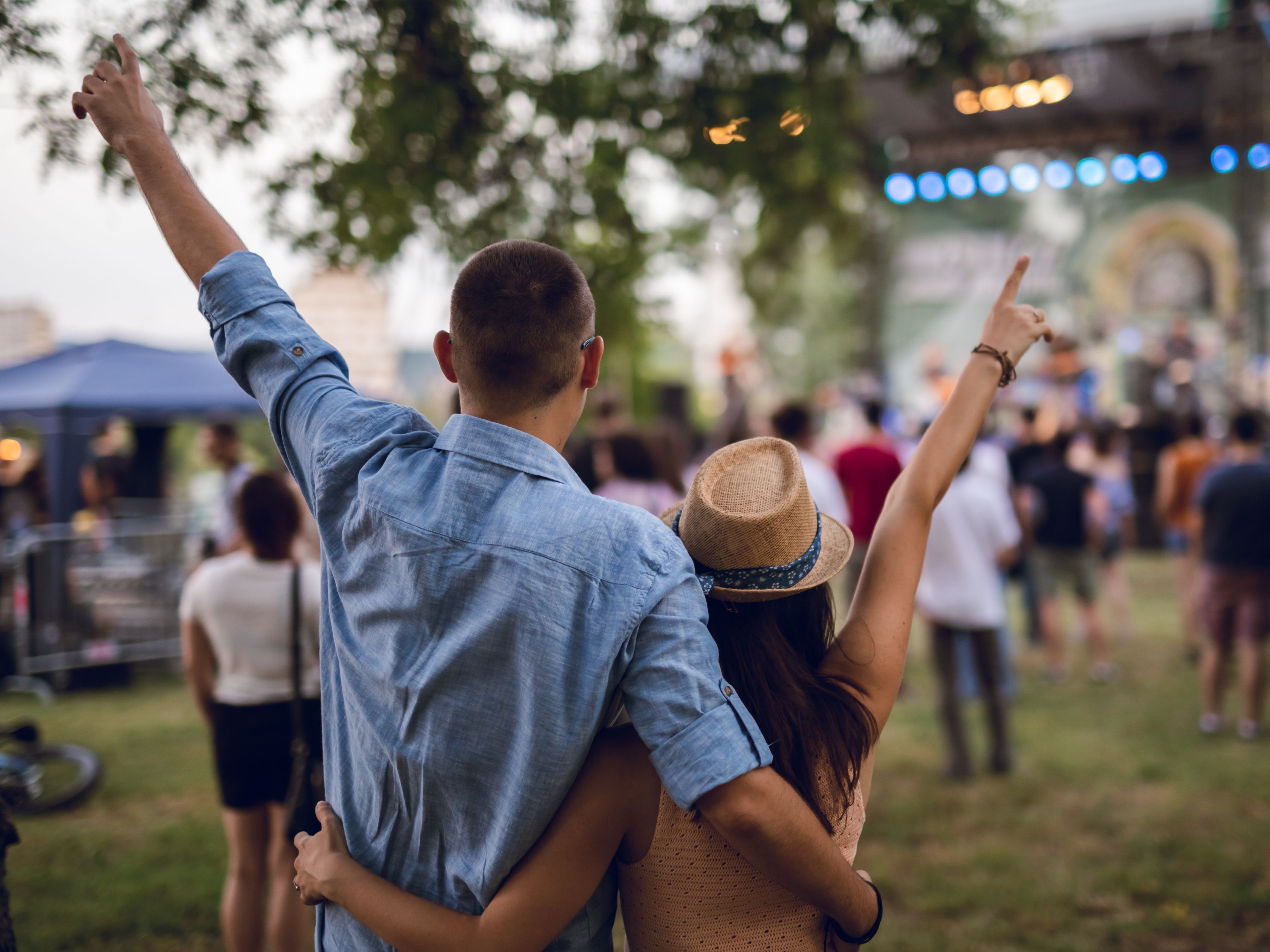 Outdoor concert event