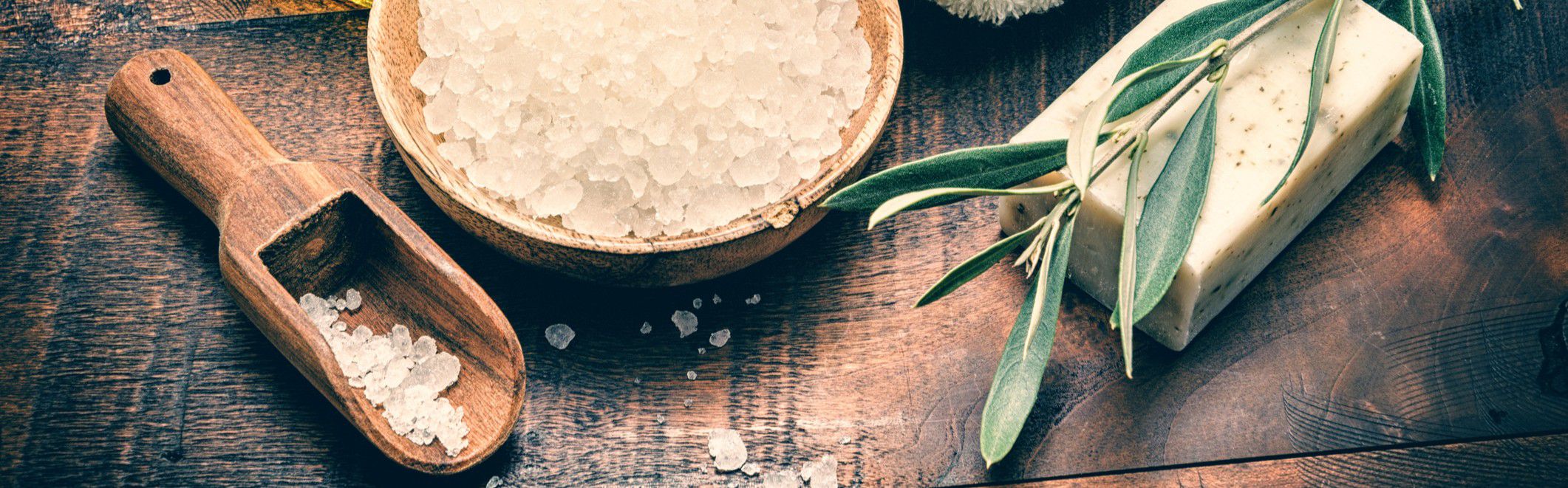 Spa products on display