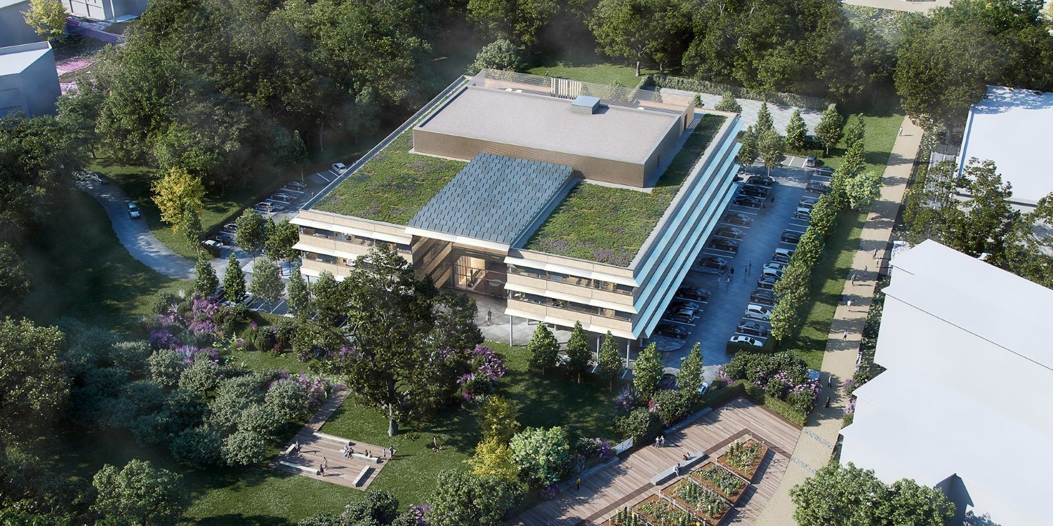 Oxford Science Park aerial view