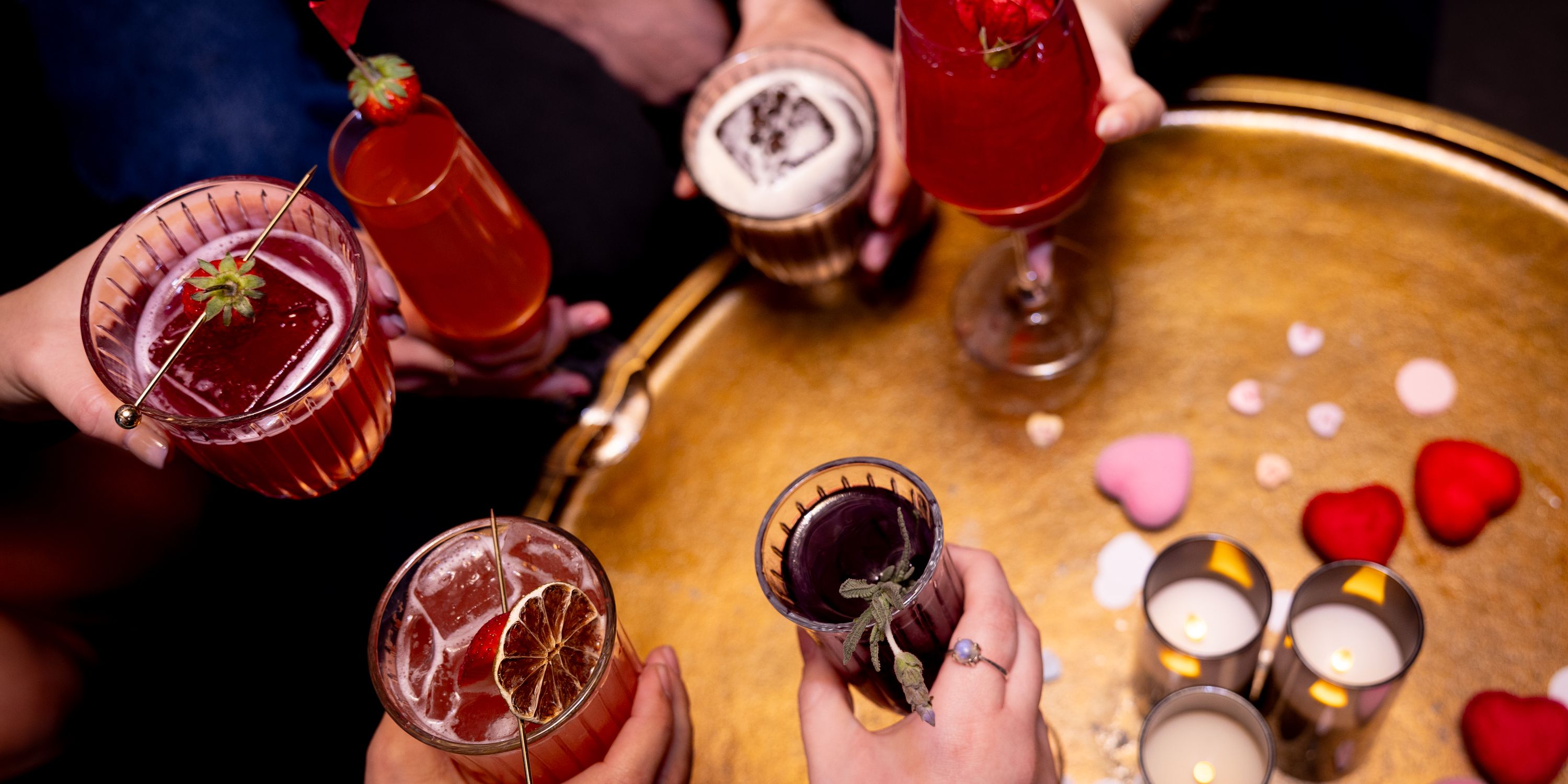 Cocktails at the Lonely Hearts Club.