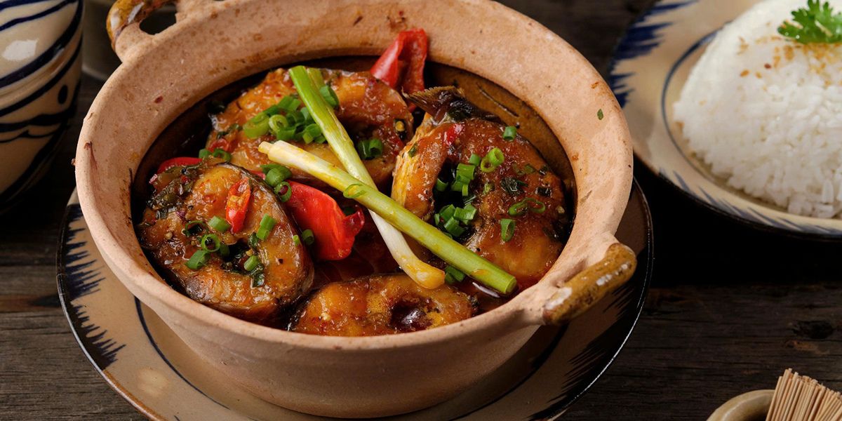 Braised pork belly served with rice