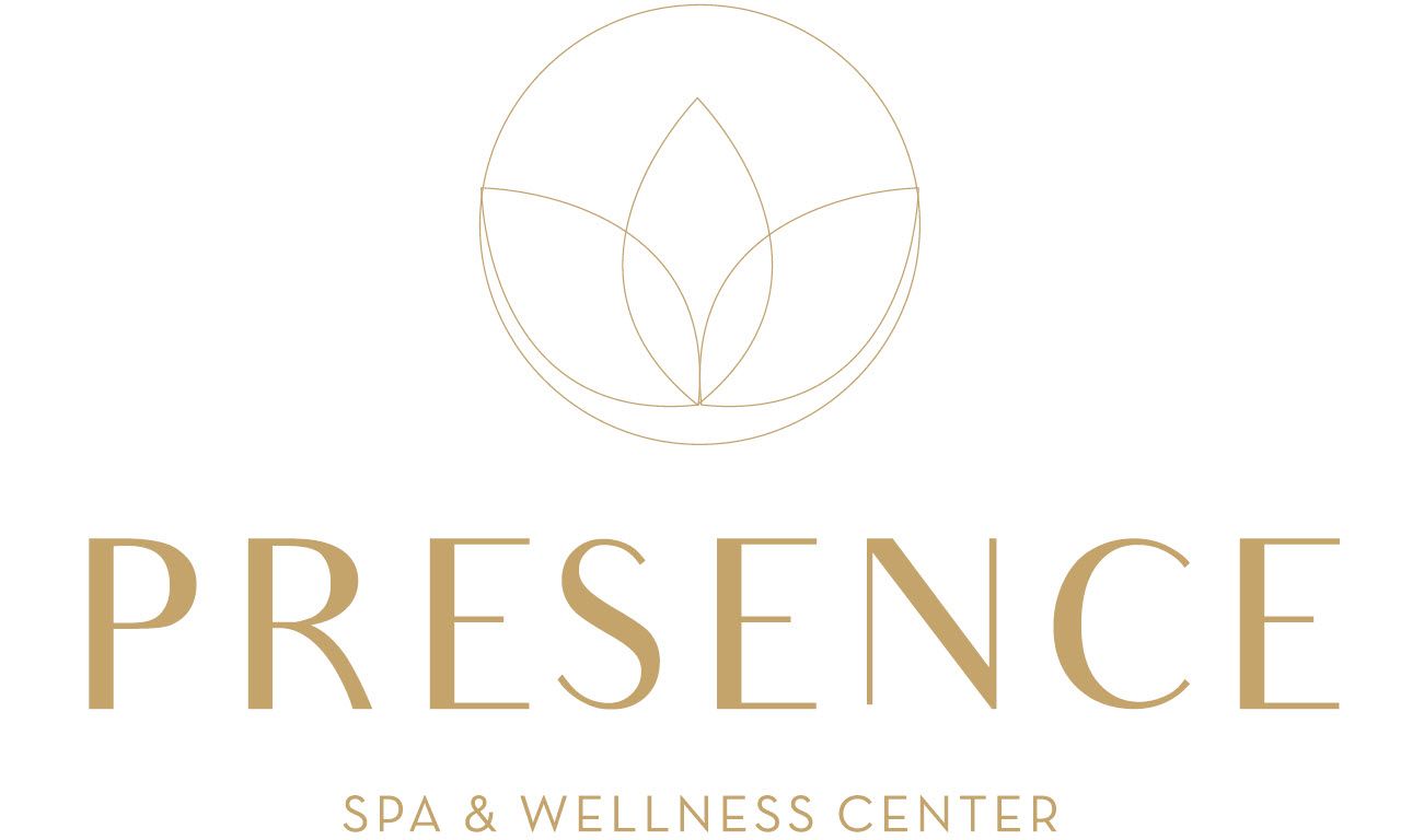 Presence Spa & Logotipo del centro de bienestar