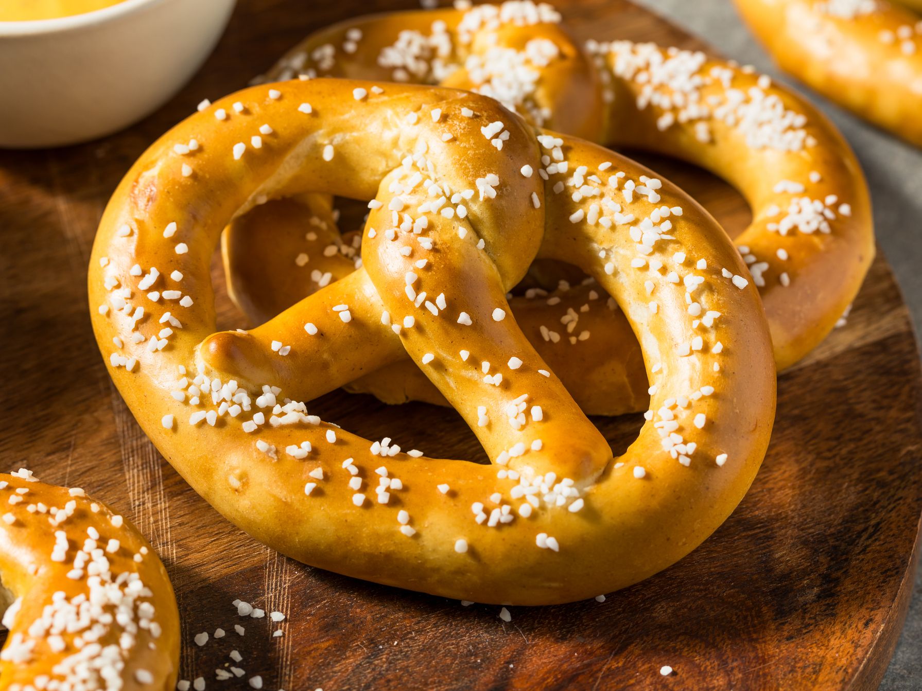 Jumbo salted prezel snack