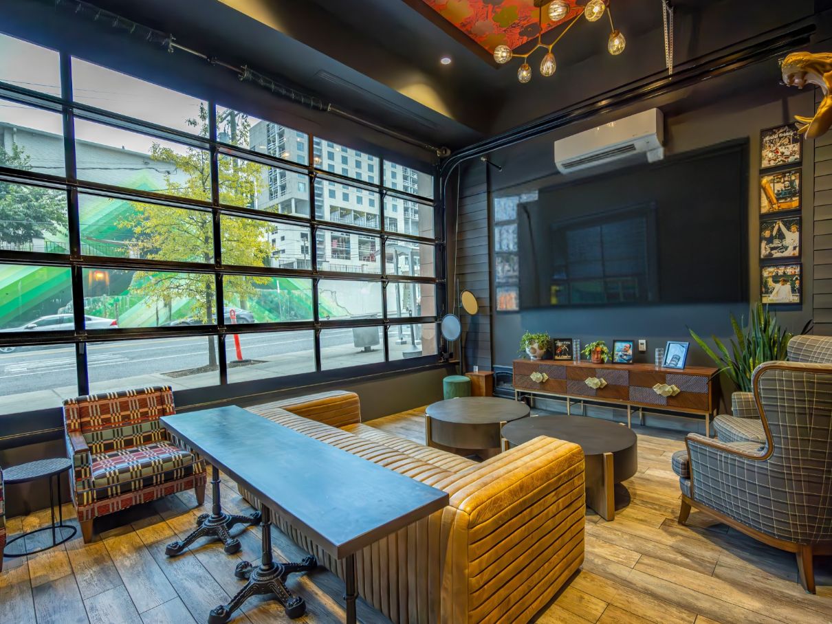 Private dining space for small gathering