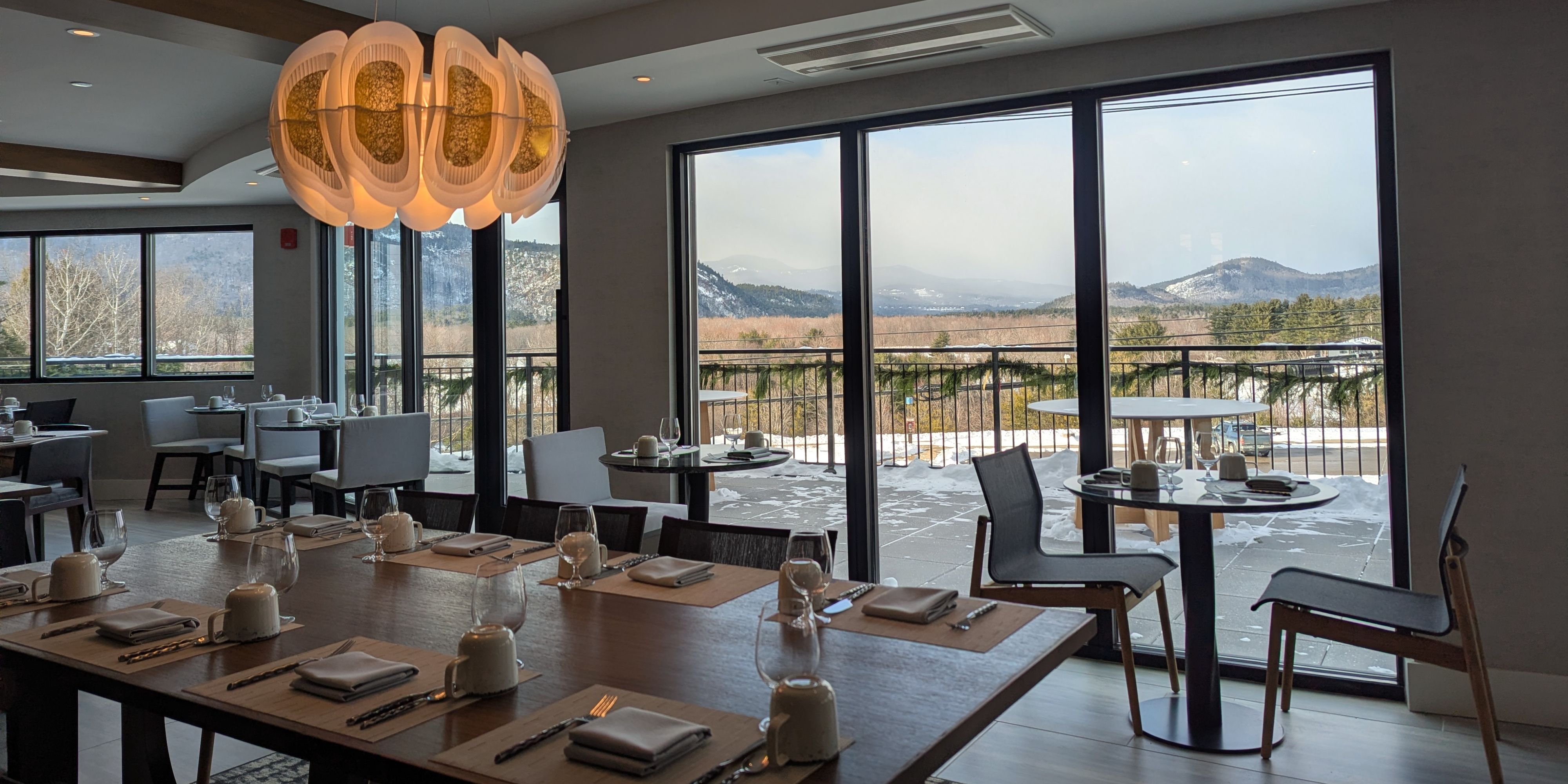Breathtaking views from our Hotel Indigo North Conway restaurant