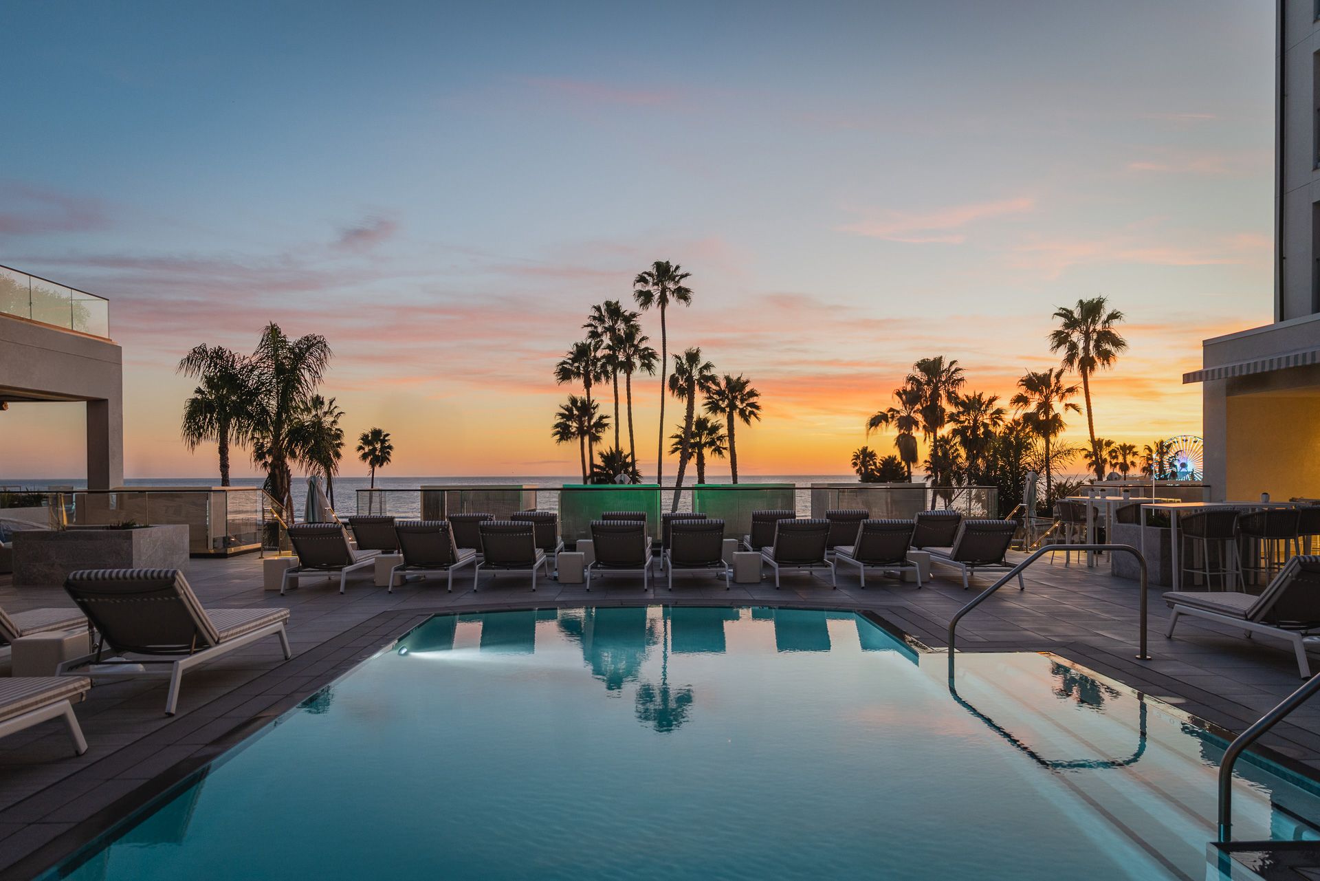 Regent Santa Monica pool deck