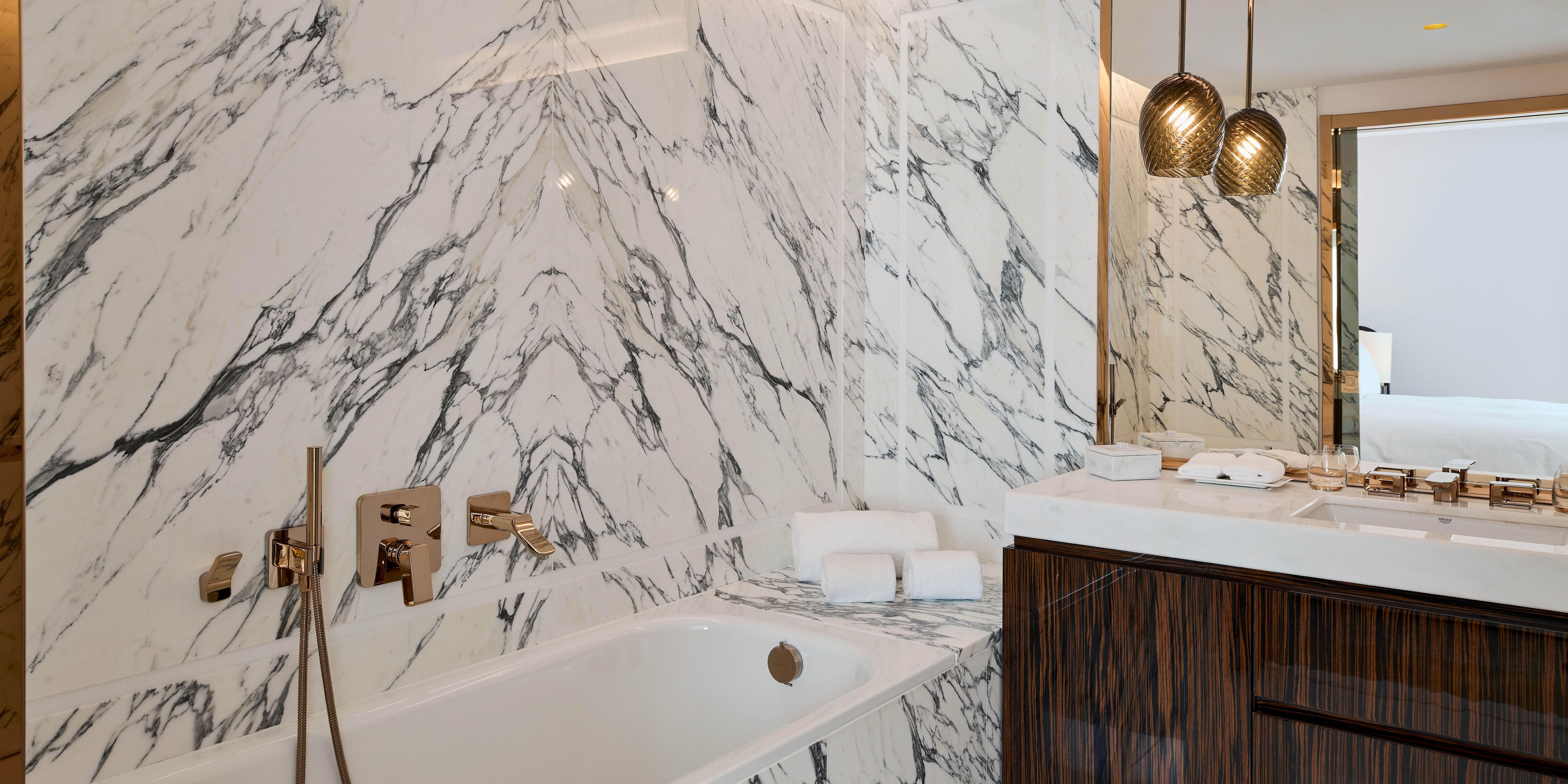 Unwind and refresh in our spacious residence bathroom
