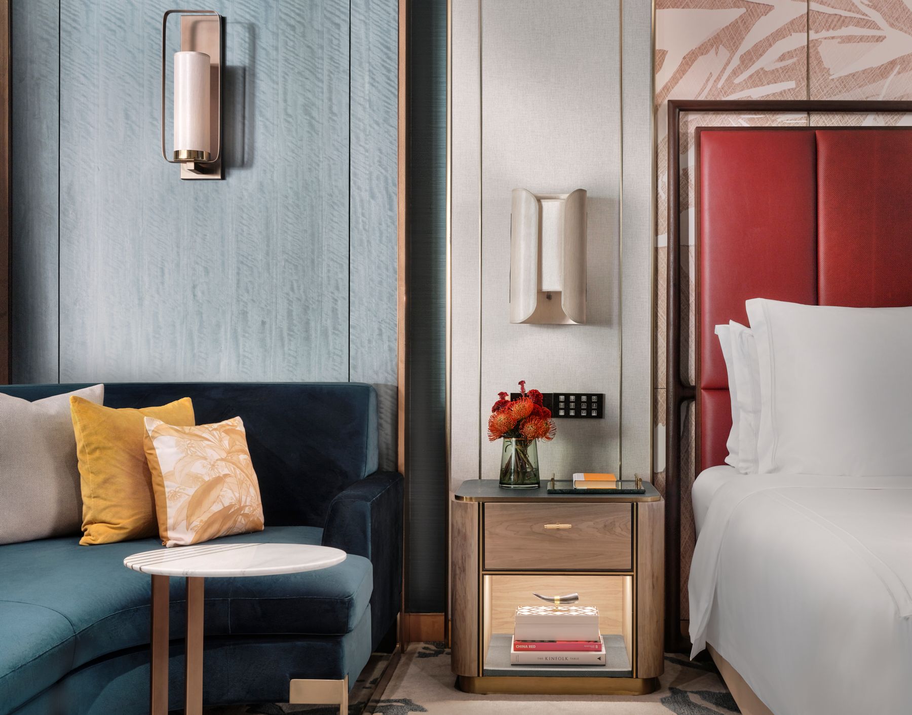 Room interior with refined furnishings at Regent Kuala Lumpur
