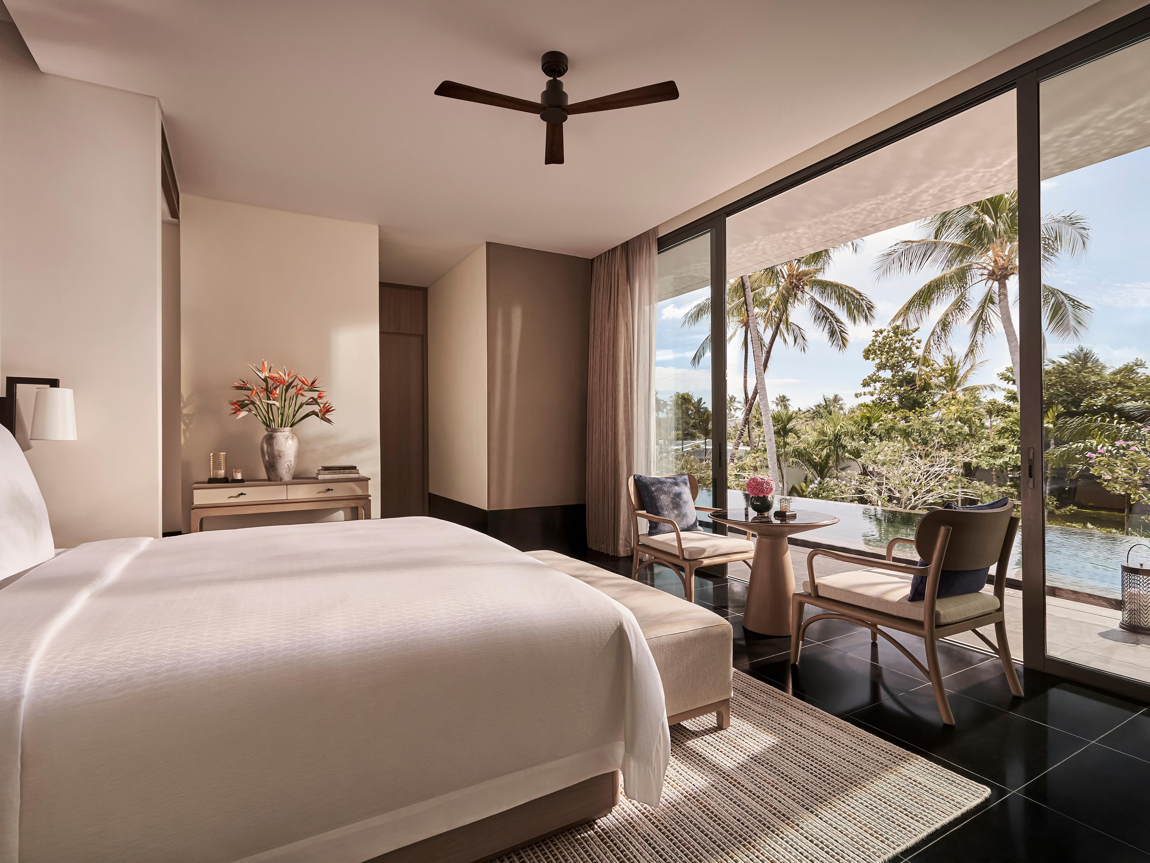 Enjoy the panoramic terrace. Surrounded by lush tropical foliage.