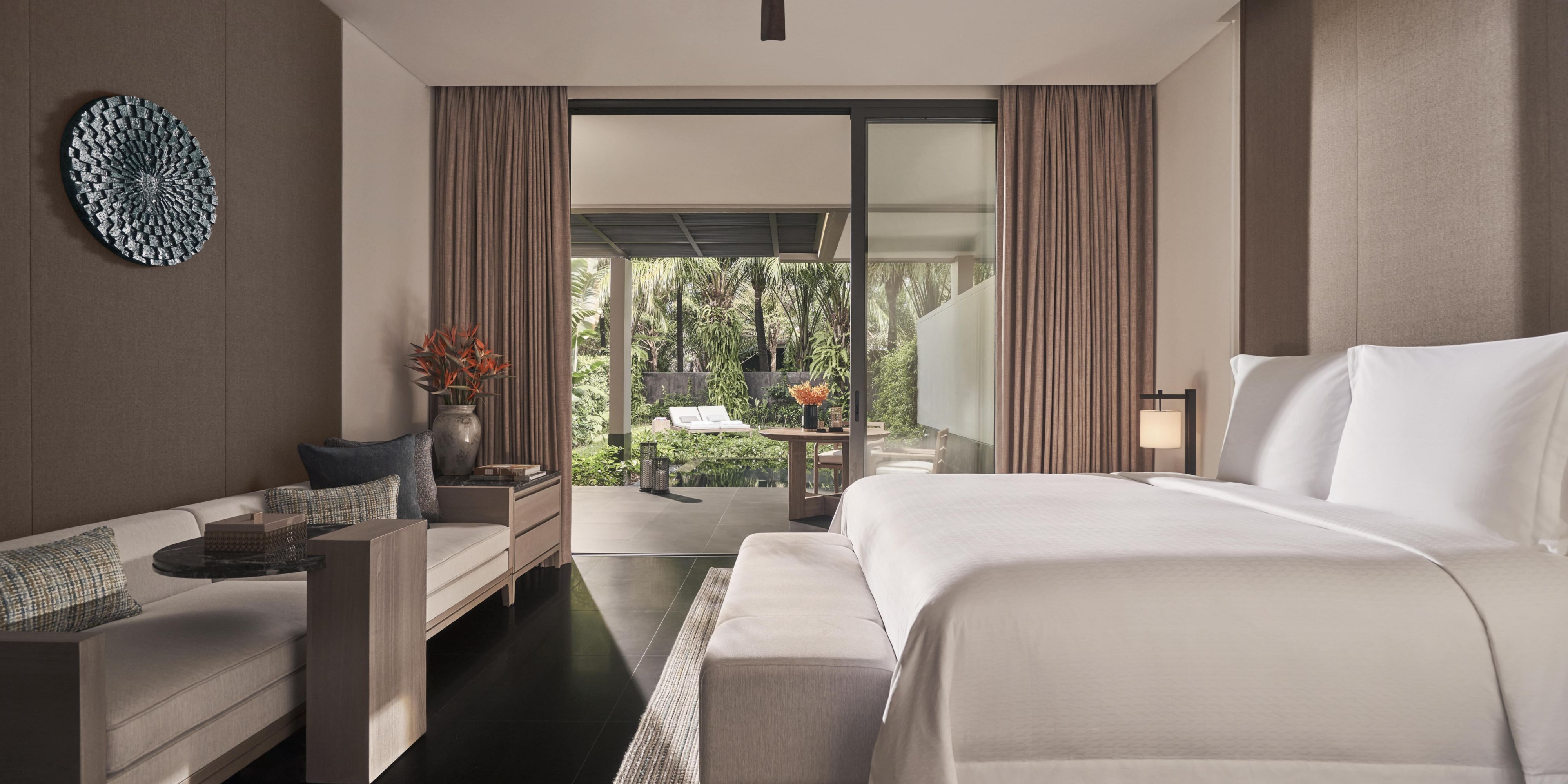 Garden Pool Suite King Bedroom