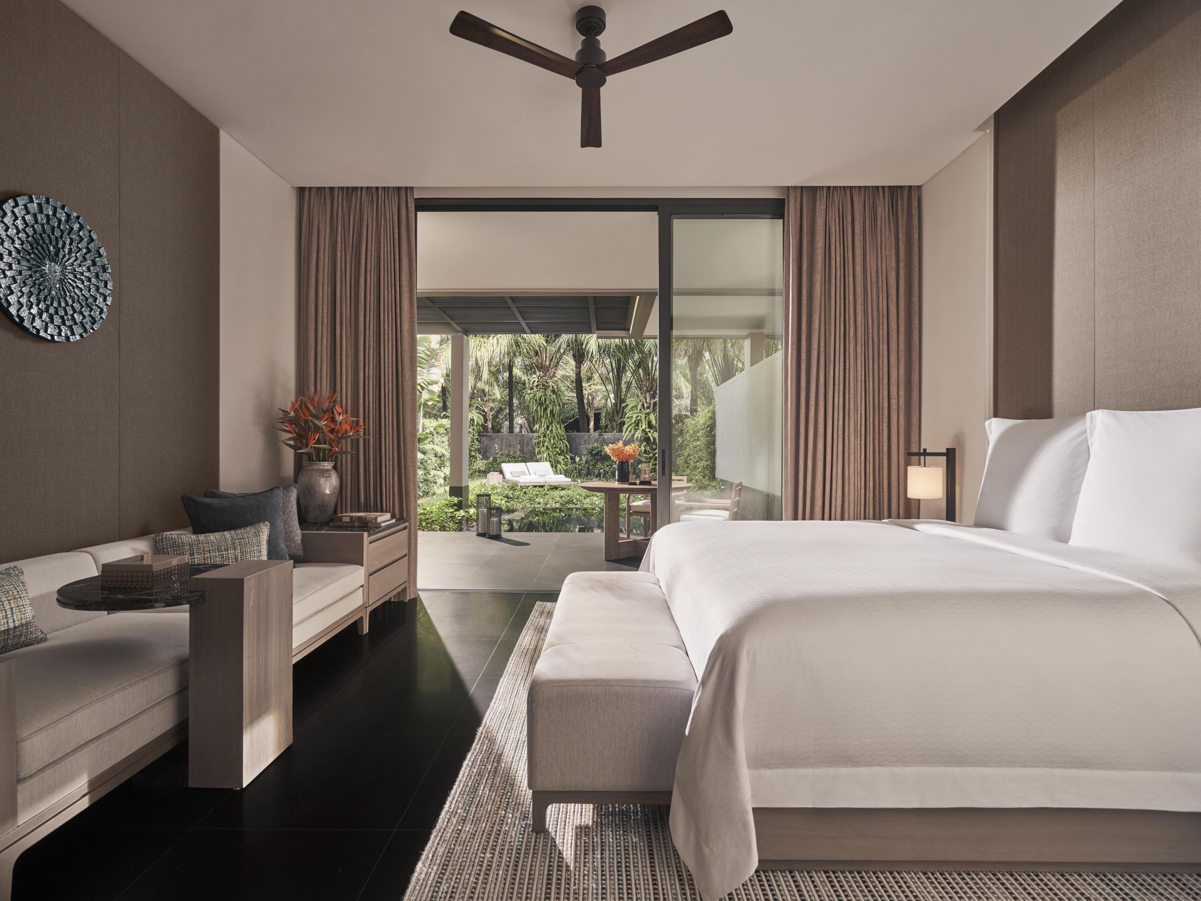 Garden Pool Suite King Bedroom