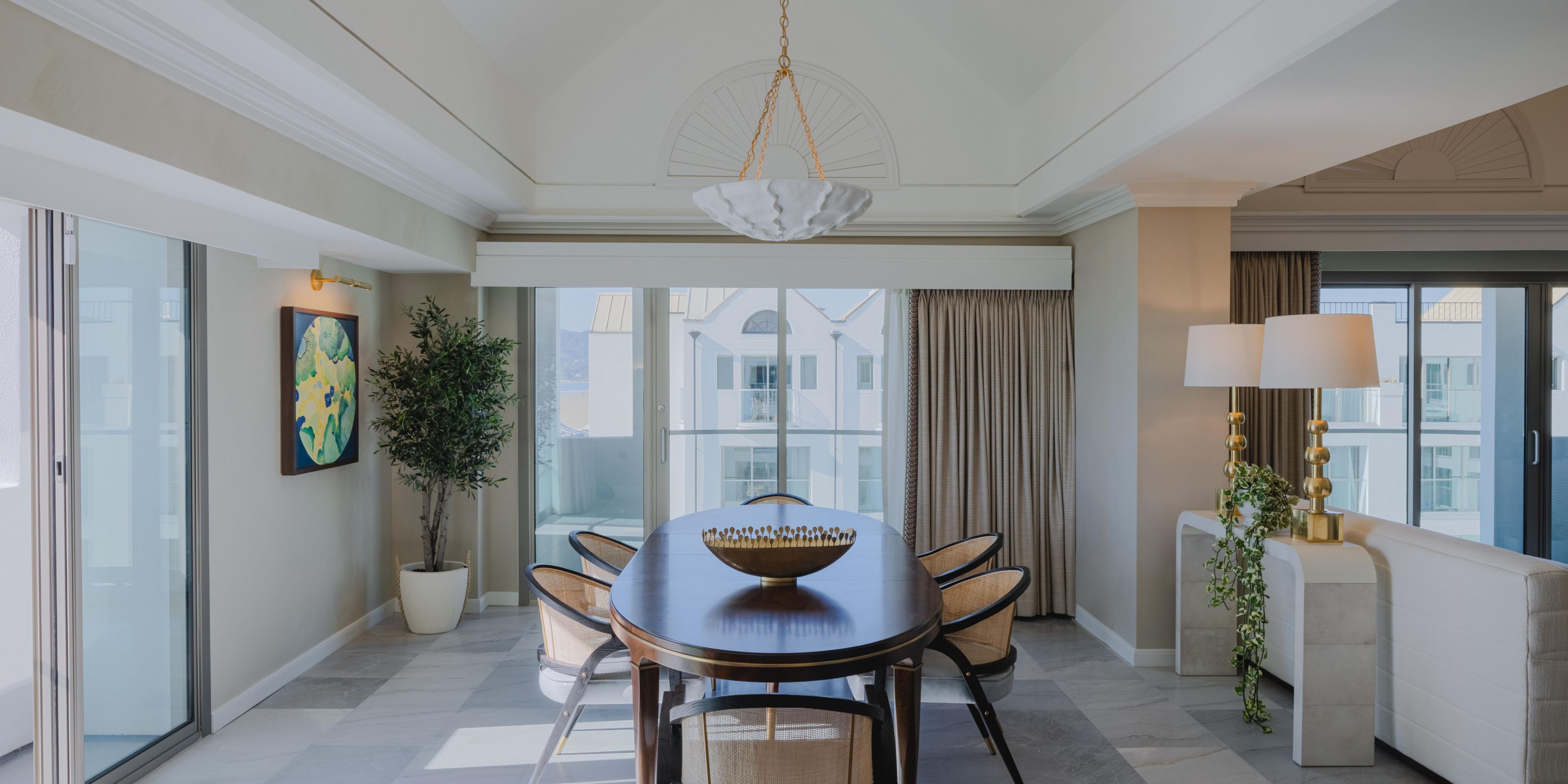 Graciously designed to unfold into private gatherings
