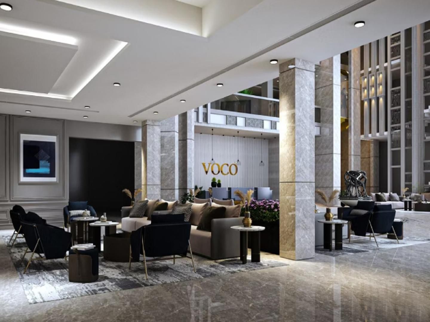 La lobby del voco Amritsar.