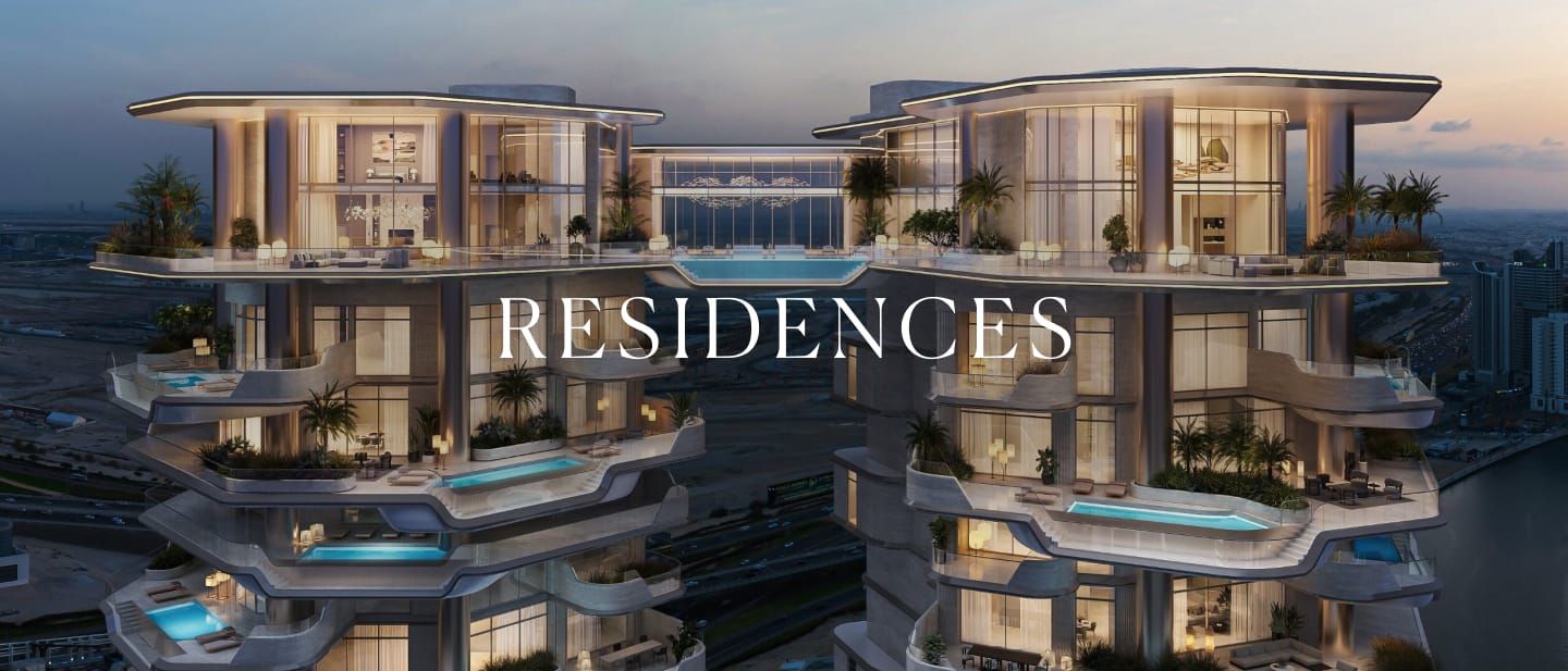 Luxury residences with dramatic floor to ceiling windows