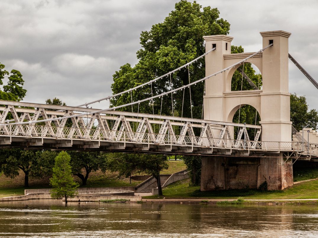 Conference room with meeting table