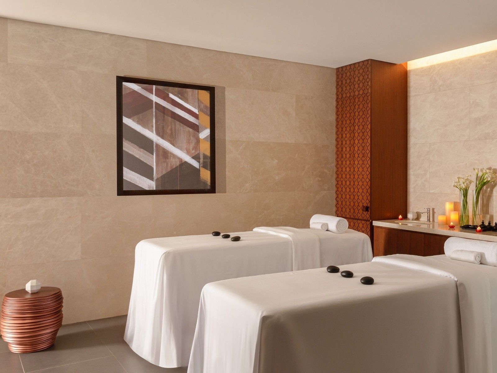 Couples spa suite for shared relaxation