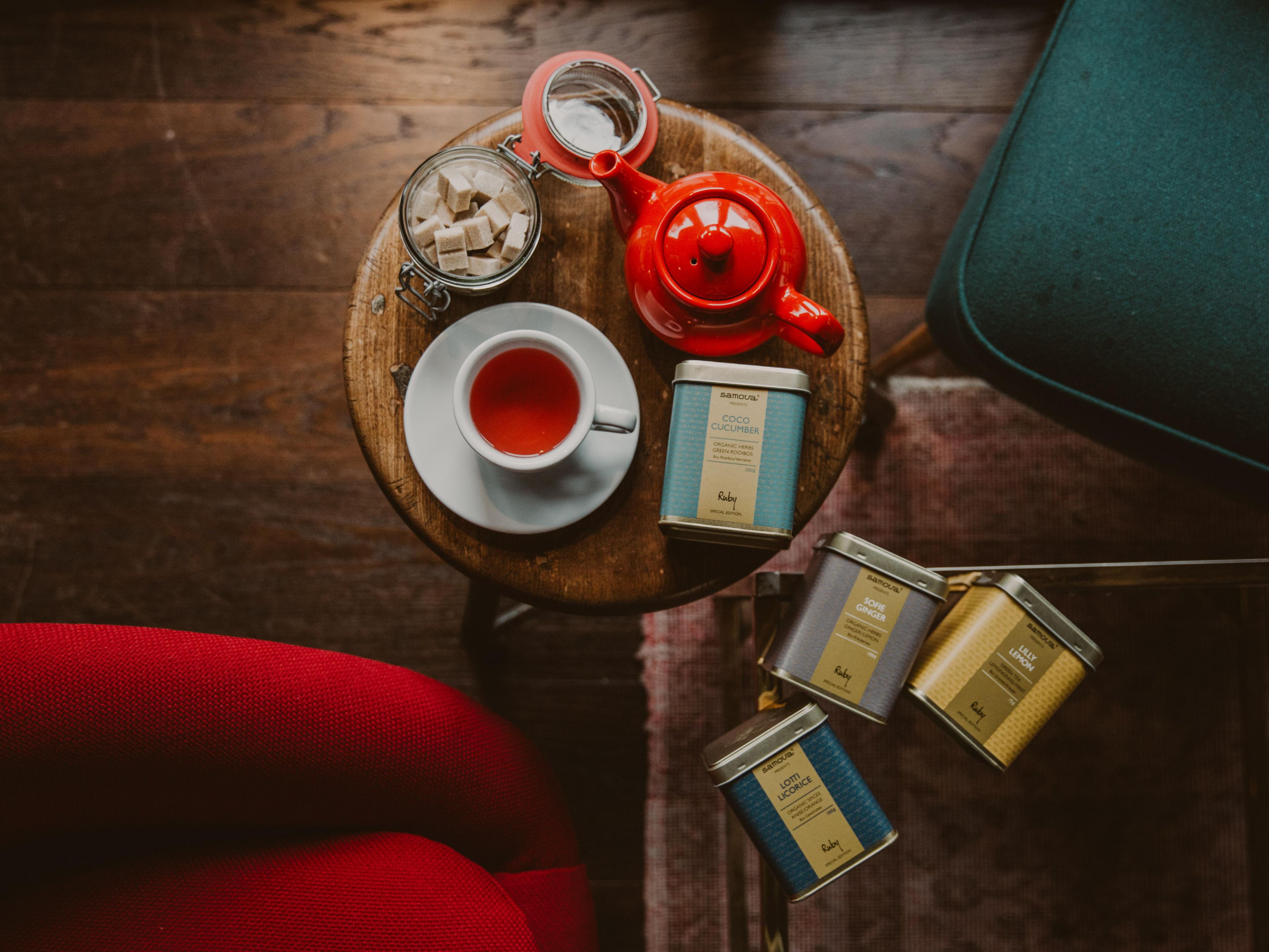 Created just for Ruby, each of our organic Samova teas has a story to tell. Pick your favourite or try them all, with free top-ups.