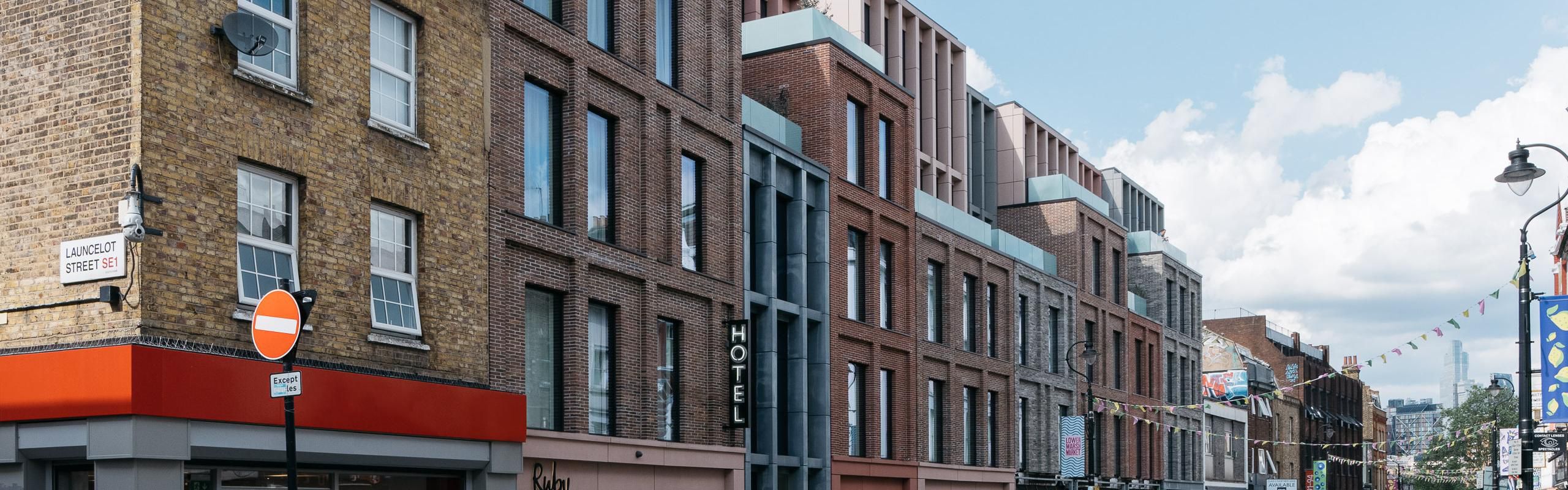 Exterior of Ruby Lucy Hotel London