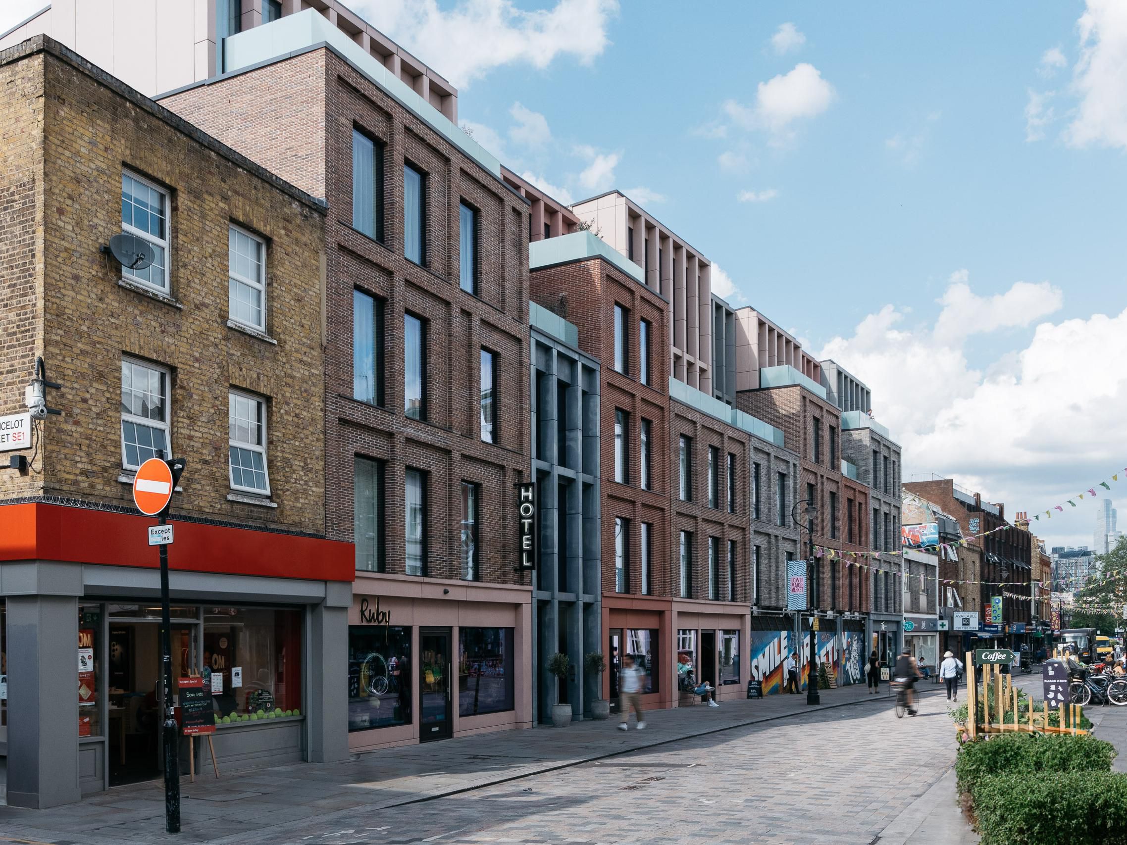 Exterior of Ruby Lucy Hotel London