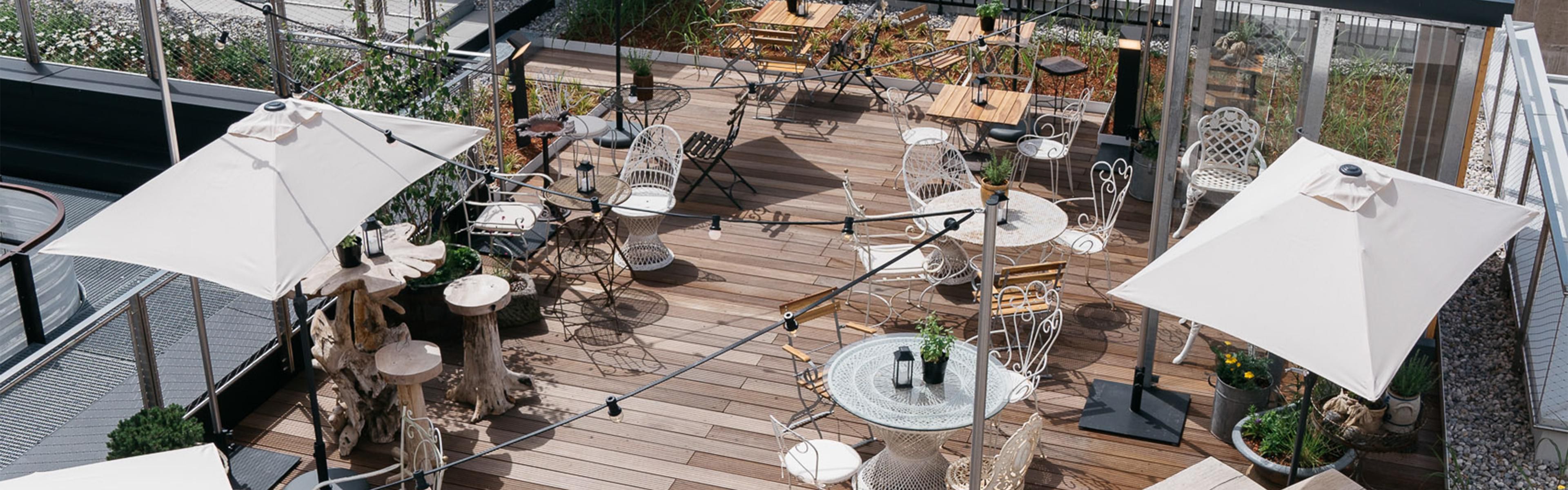Ruby Rosi Hotel Munich | Rooftop terrace in Munich