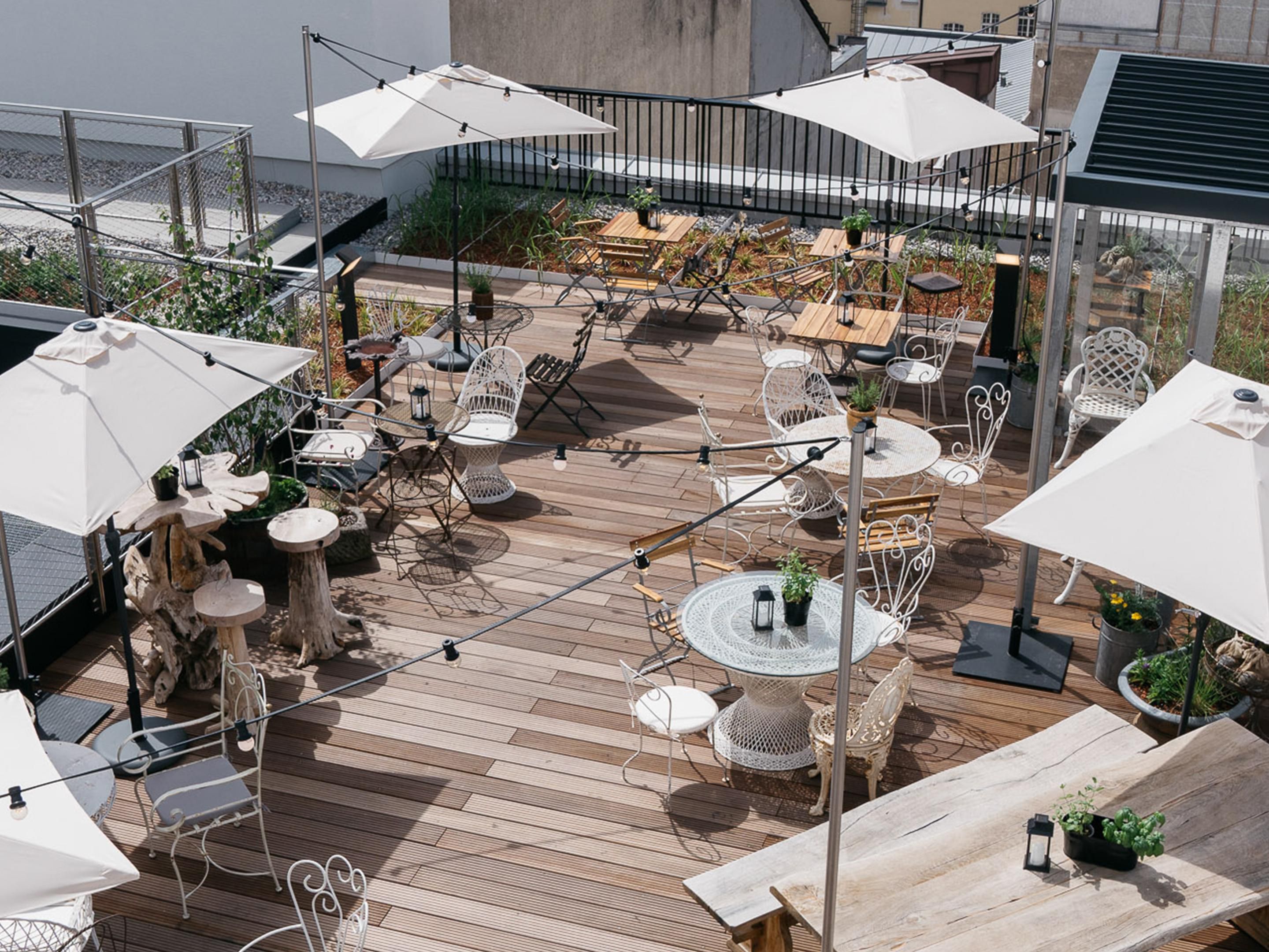 Ruby Rosi Hotel Munich | Rooftop terrace in Munich