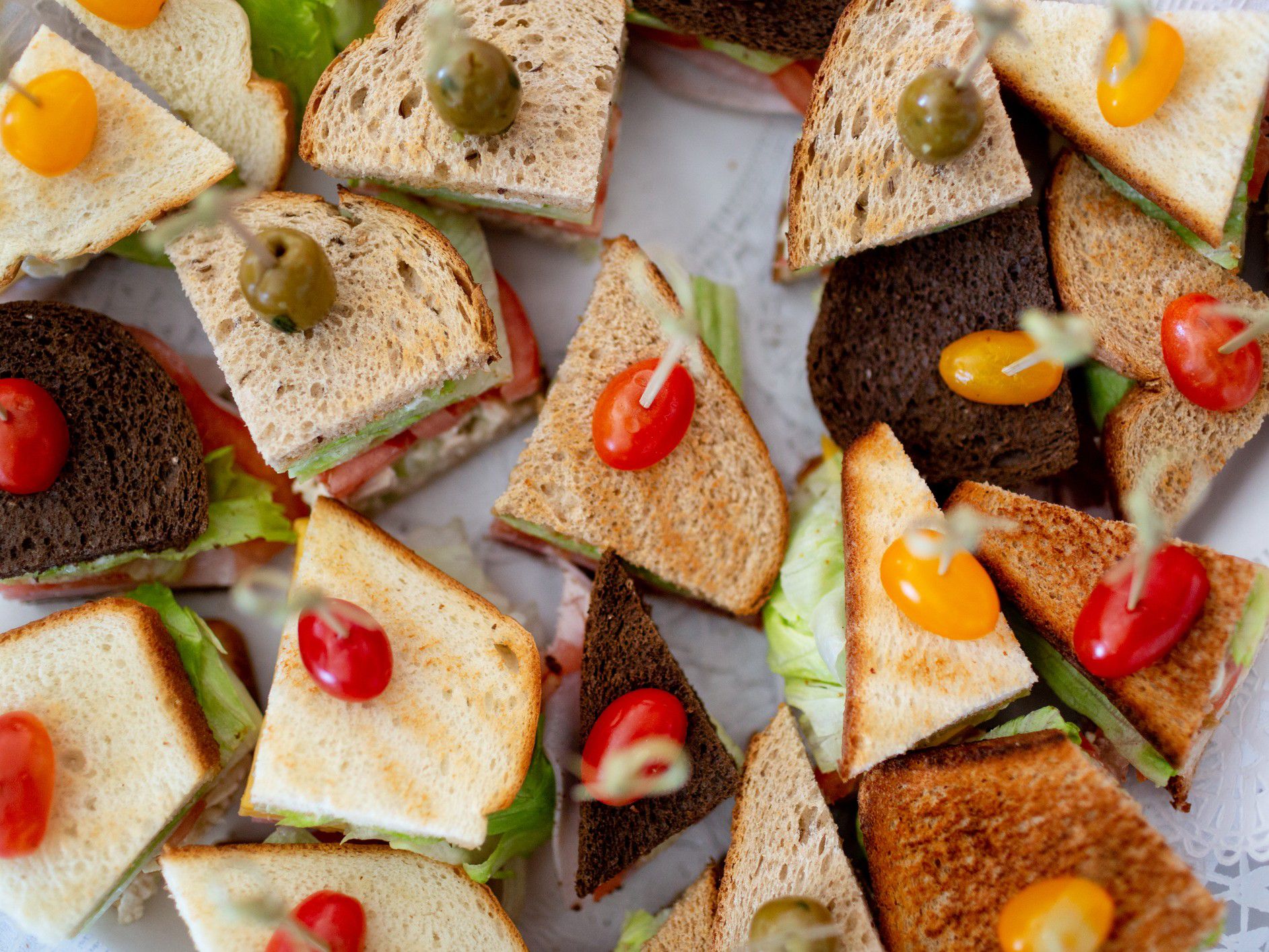 Sandwiches for catering