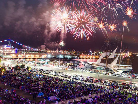 Fireworks in San Diego