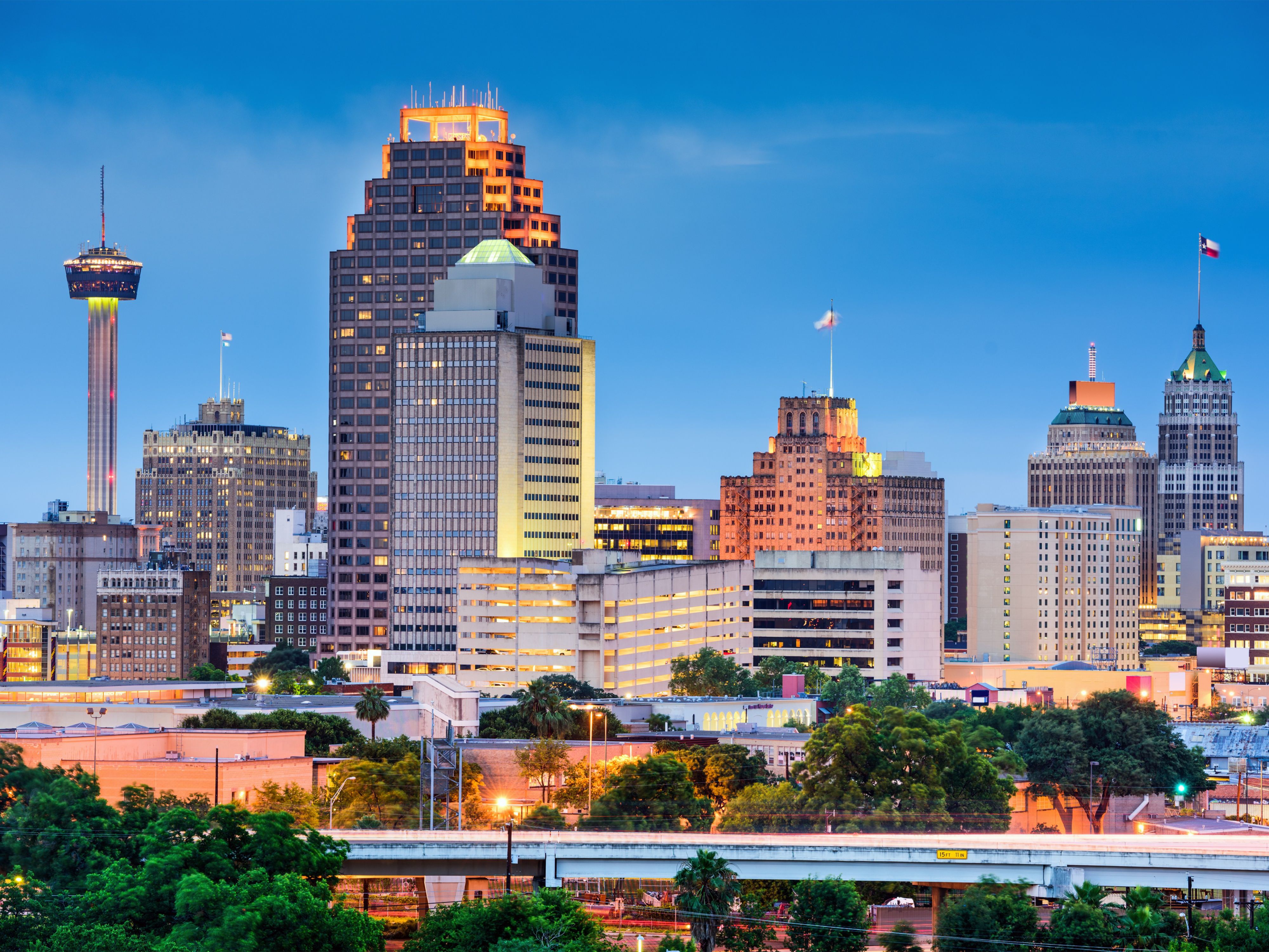 View of downtown San Antonio